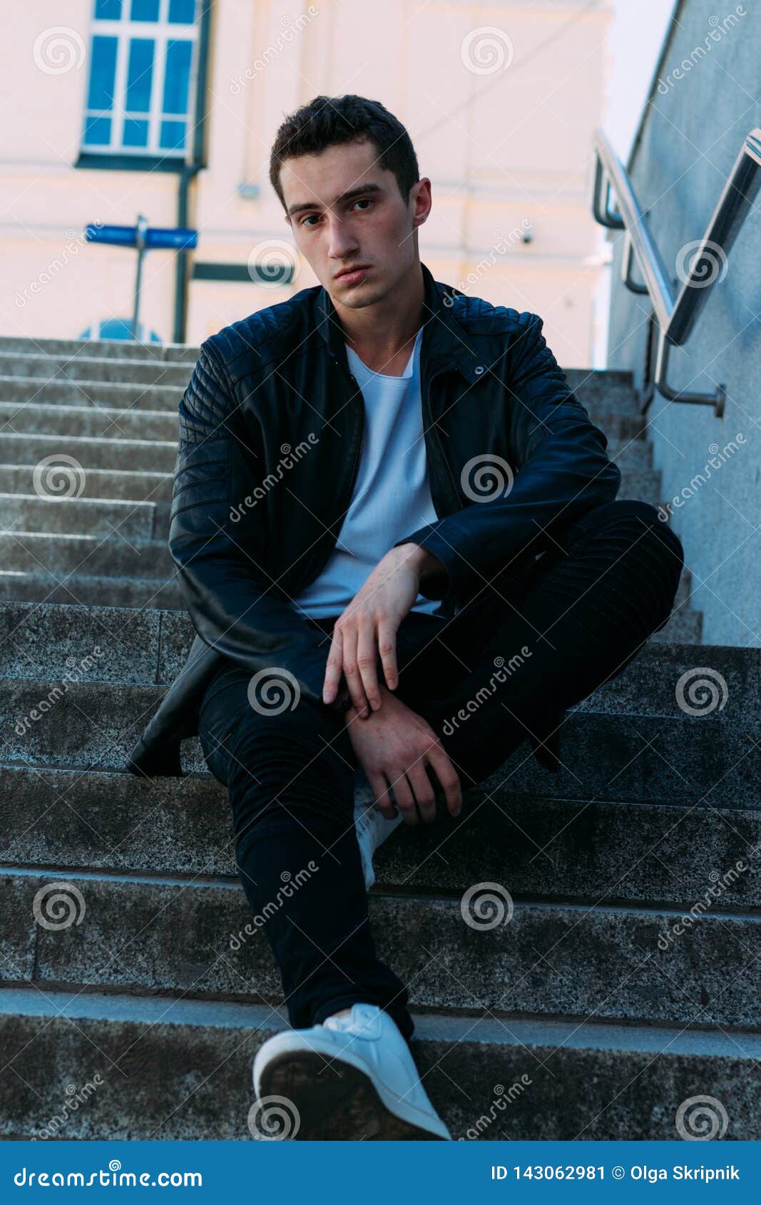 Portrait of young stylish indian man model pose in street. 10502135 Stock  Photo at Vecteezy