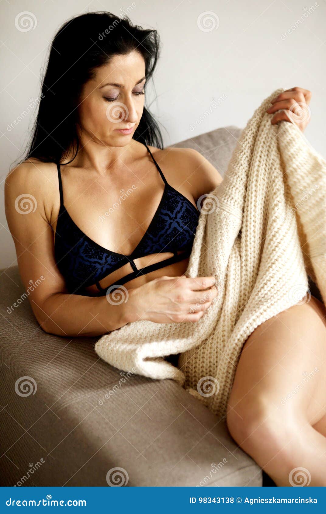 Mature woman stock photo