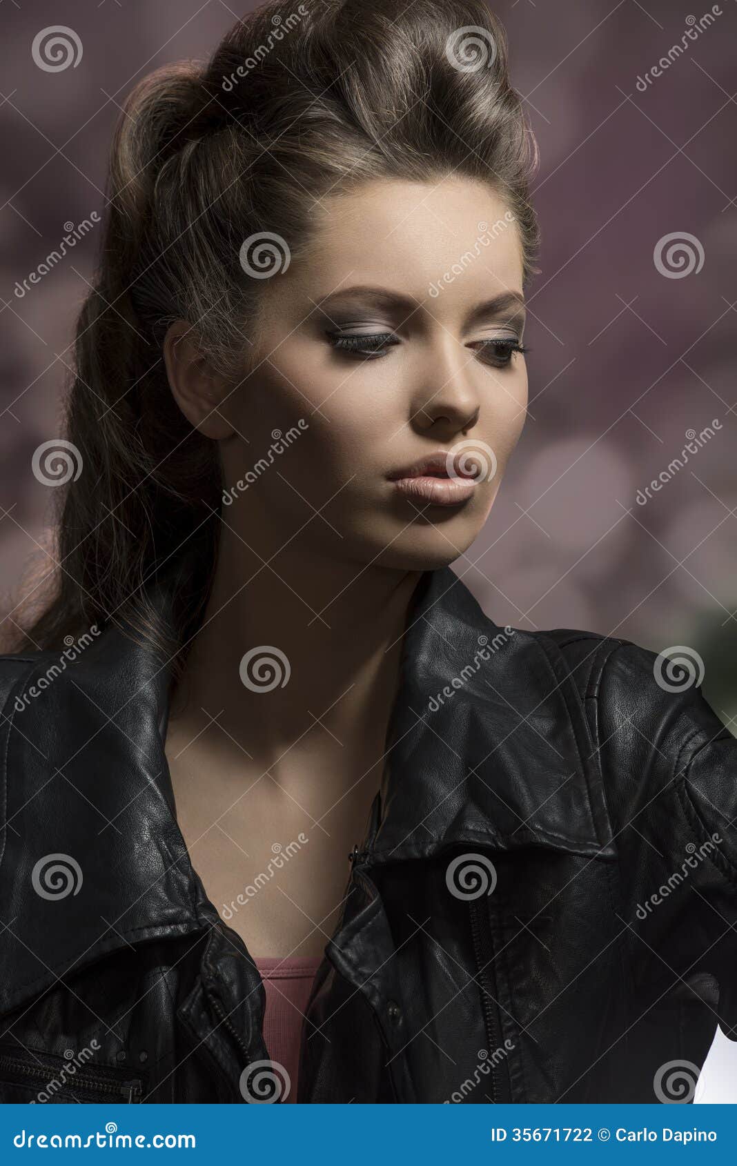 Sexy Modern Girl With Dark Style Stock Photography - Image ...