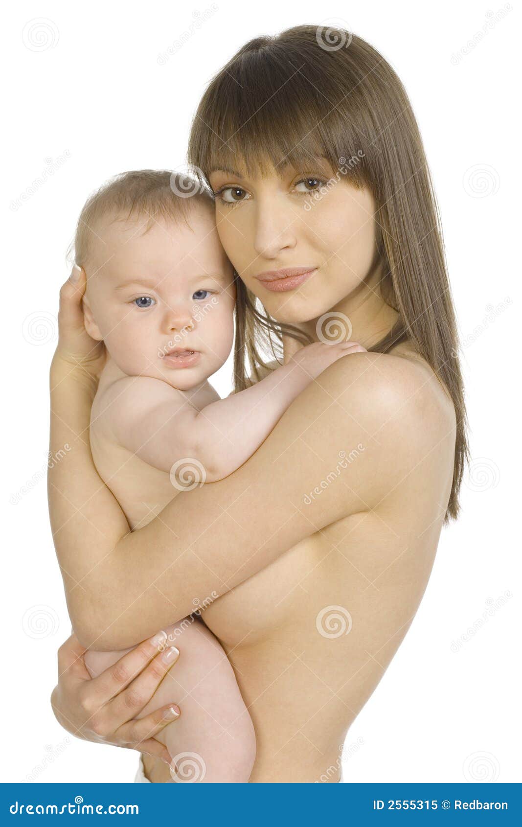 Sexy Mom And Baby