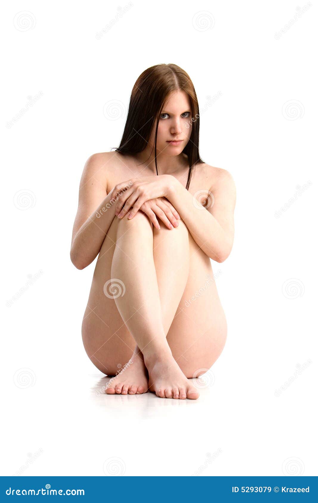 Girls Naked Siting Position