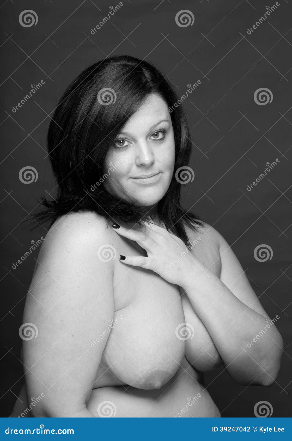 Nude Mature Plus Sized Woman Stock Photo - Image of girl, lovely