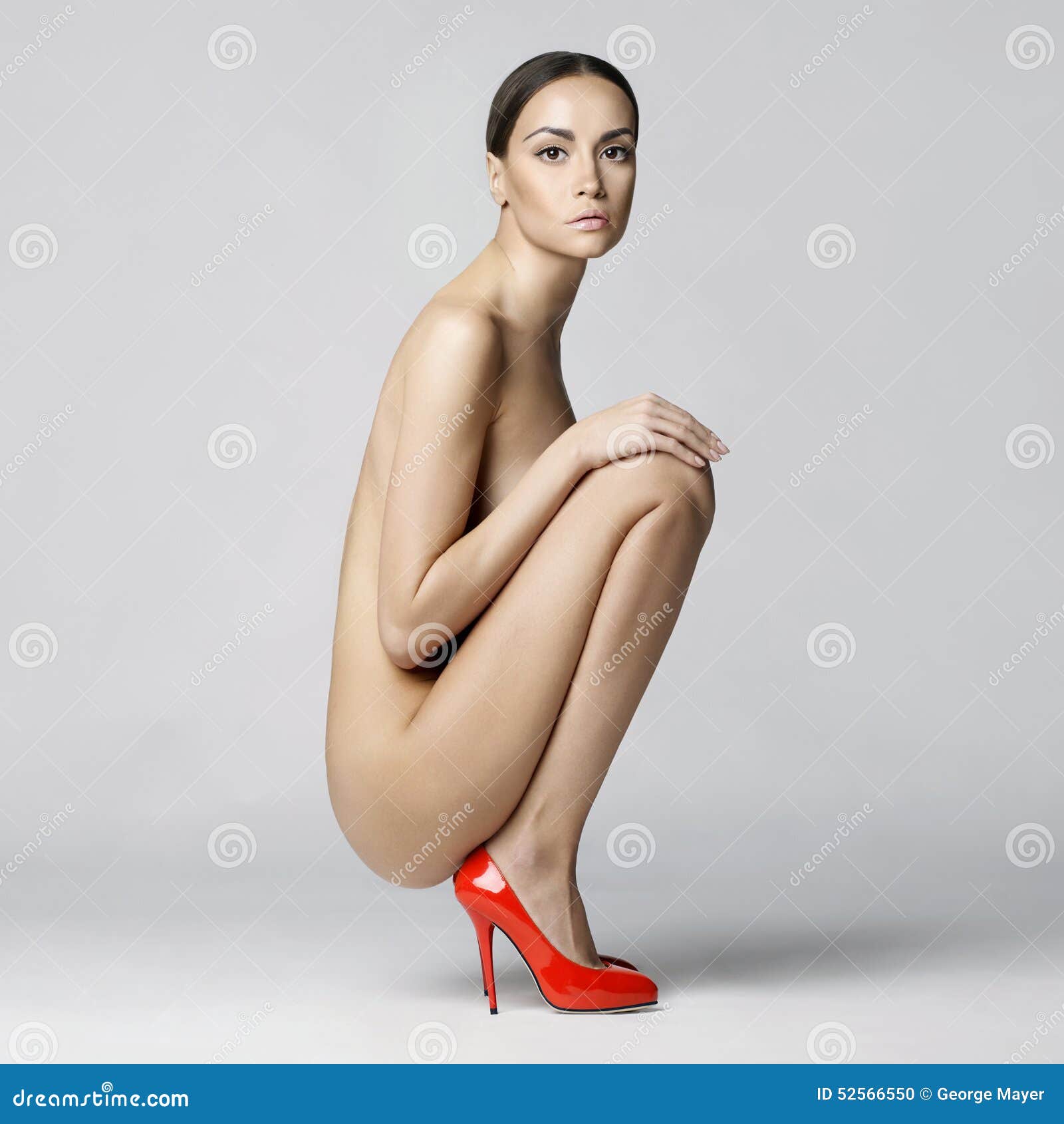 nude women in shoes