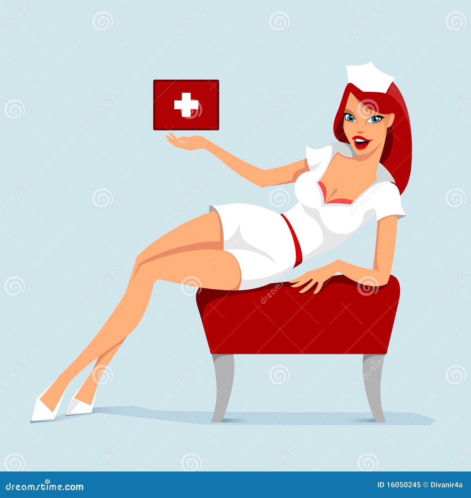 Sexy Nurse Illustrations, Royalty-Free Vector Graphics 