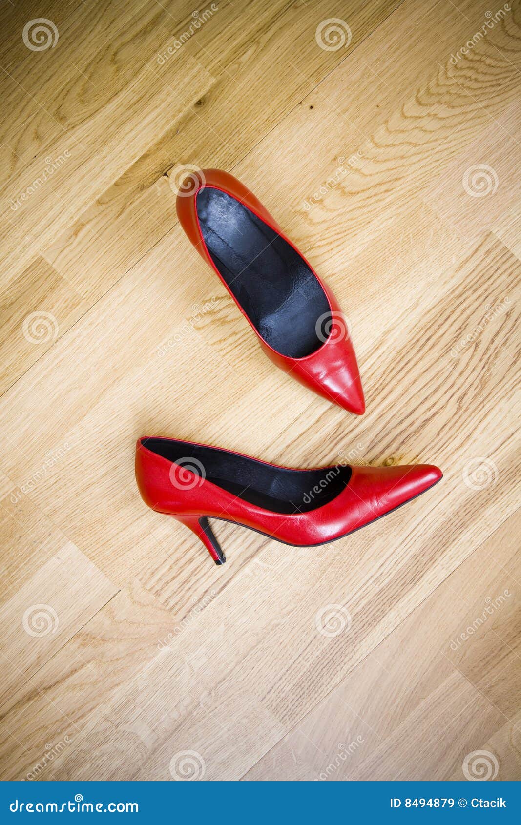 Red shoes stock image. Image of elegant, stile, accessory - 8494879