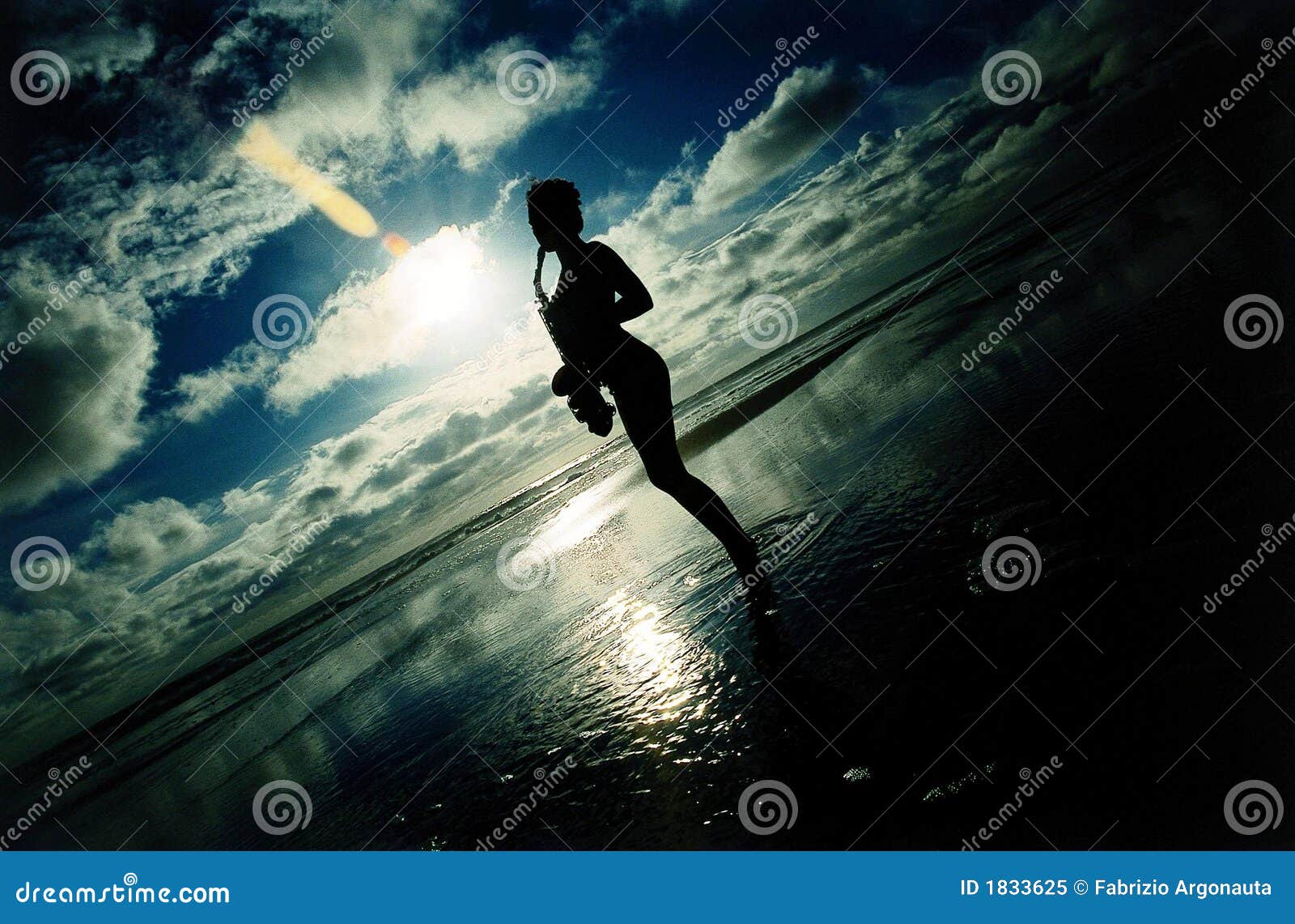 Sea sax at sunset stock image. Image of lovely, sensuality - 1833625