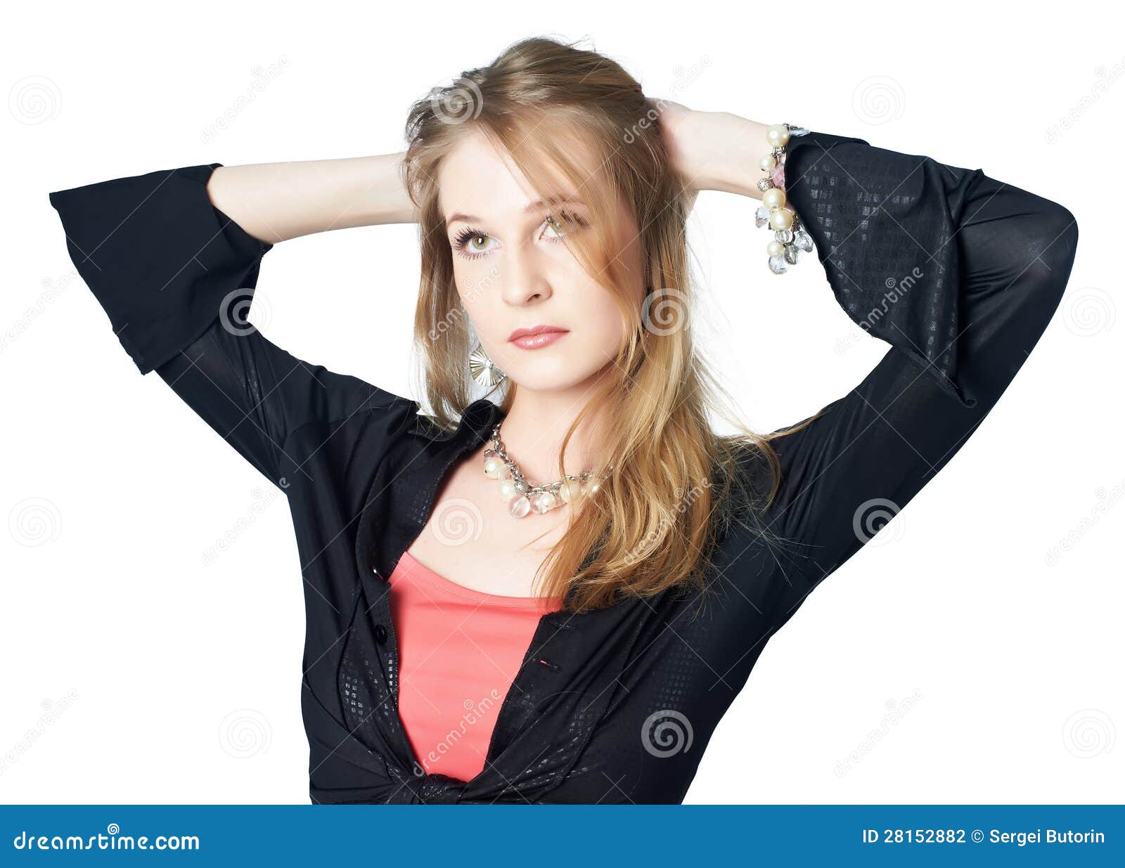 Slim woman stock photo. Image of clothing, lady, attractive - 28152882