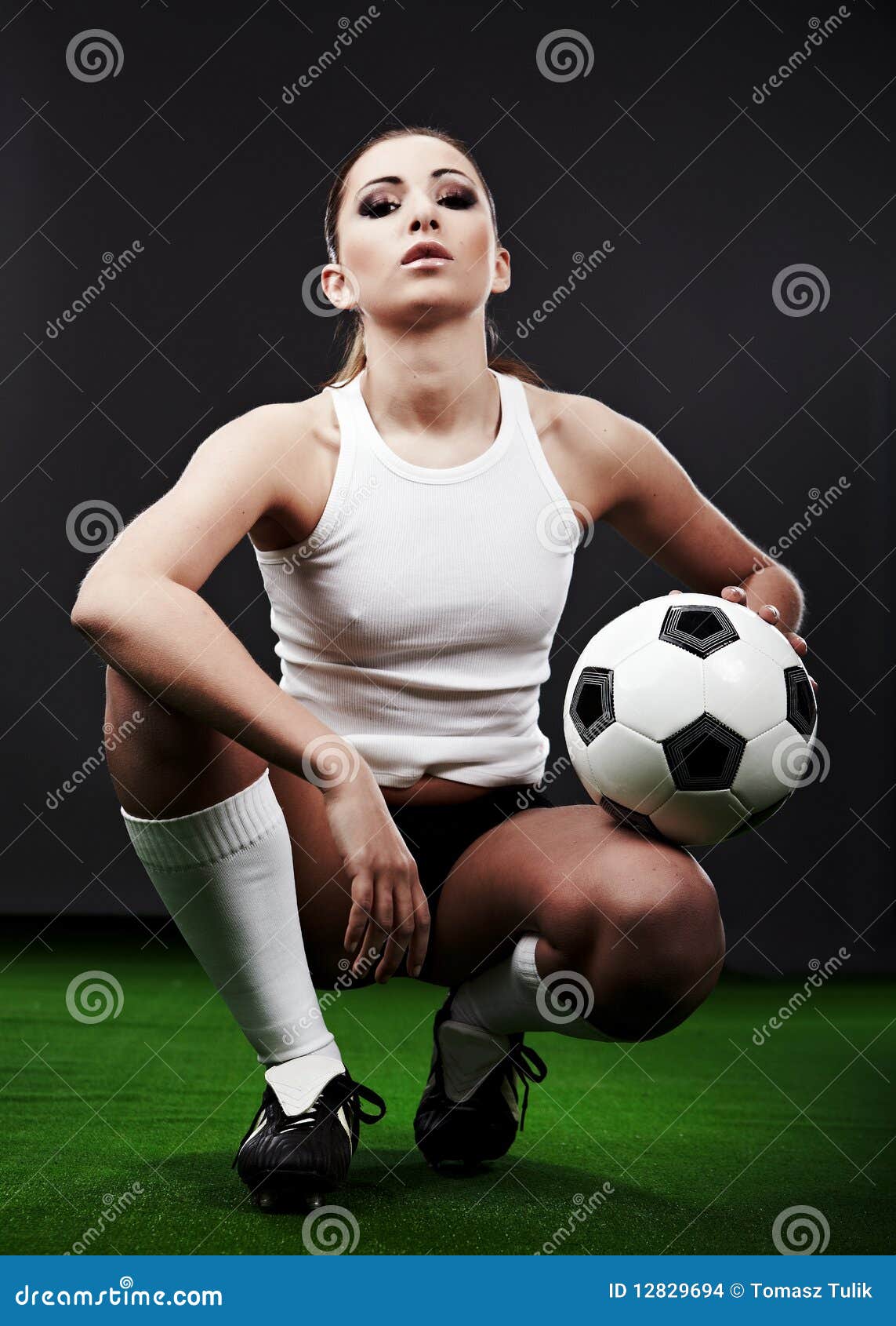 Soccer Player Sexy Red Big Boobs