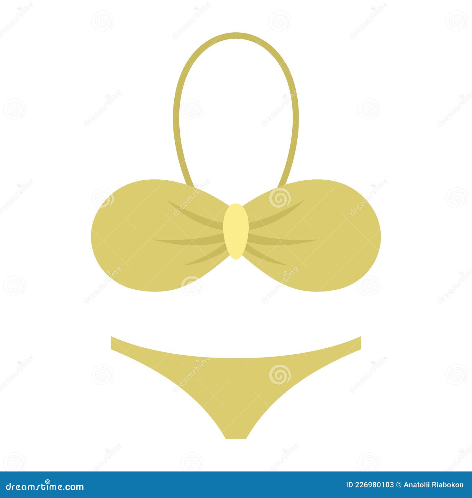 Swimsuit Icon Flat Isolated Vector Stock Illustration Illustration Of Swimsuit Isolated