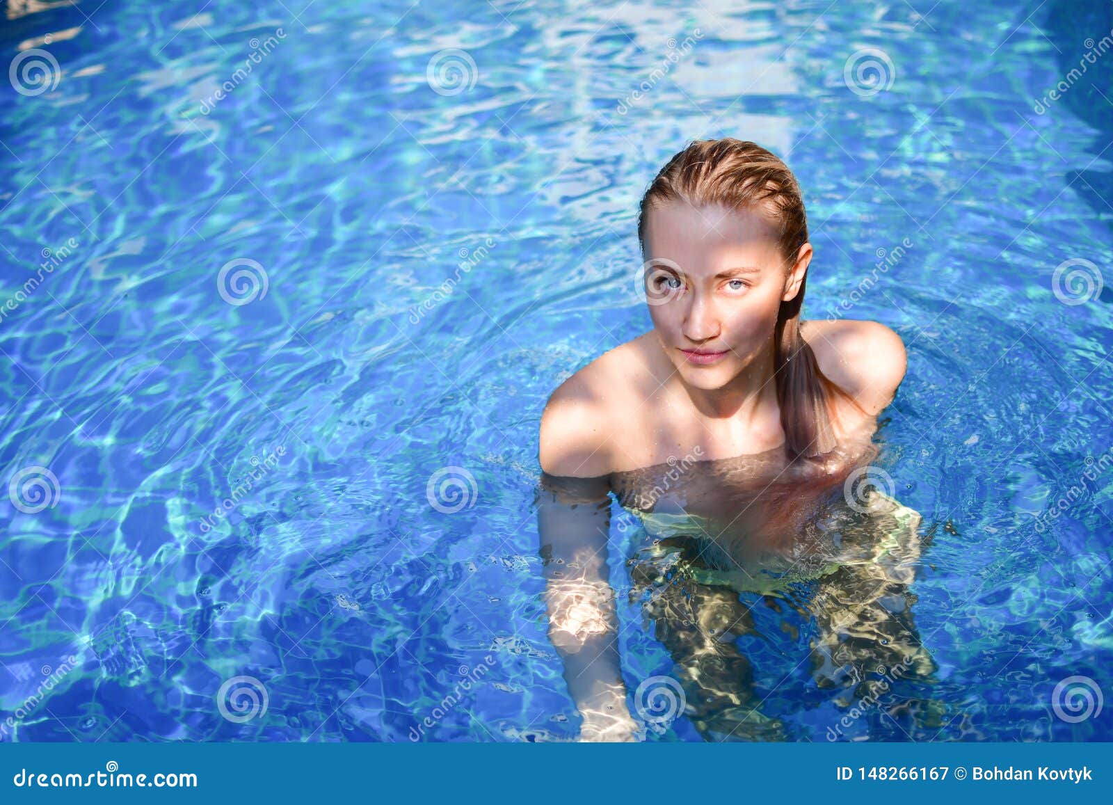Beauty in the pool