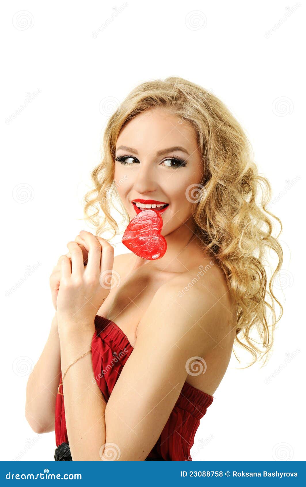 Valentine girl stock photo. Image of holiday, girl, cute - 23088758