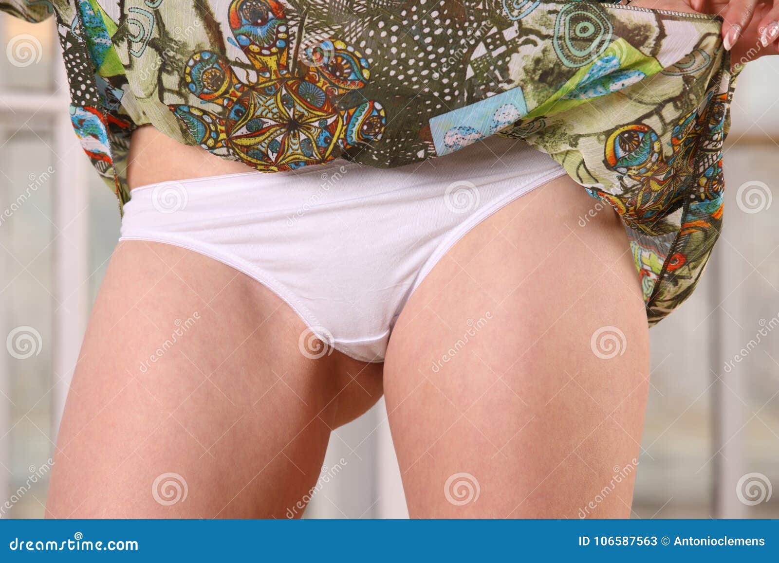 White panties close-up stock image. Image of green, beauty - 106587563