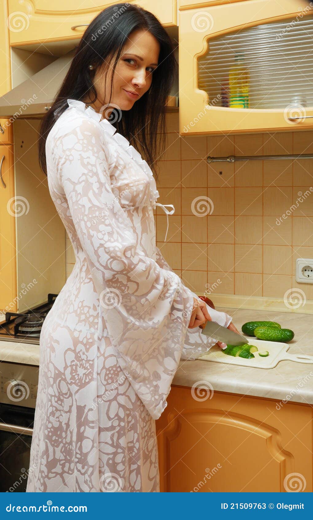 Sexy Girl Cooking