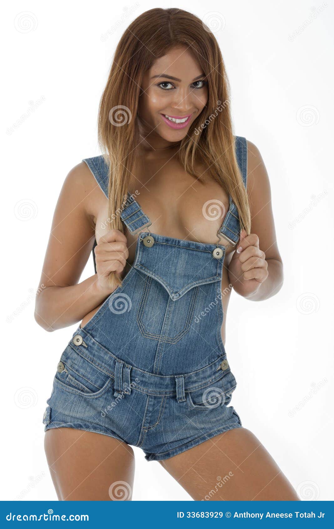 Sexy Women Denim Overalls Porn Video 51