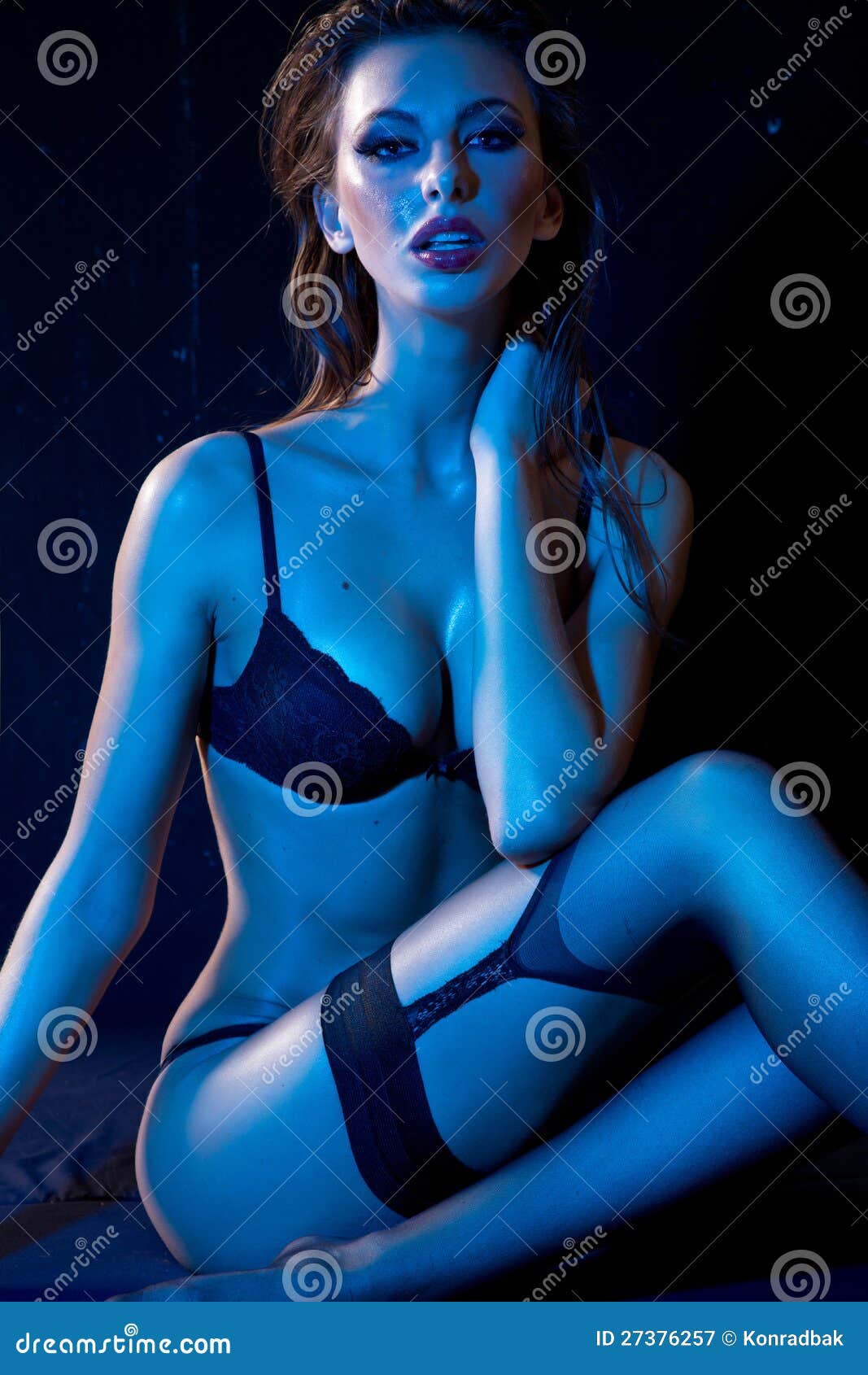 woman in lingerie waiting for her husband