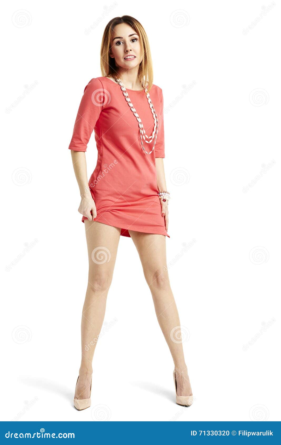 Woman with really Shapely Legs Stock Photo - Image of attractive, human:  71330320