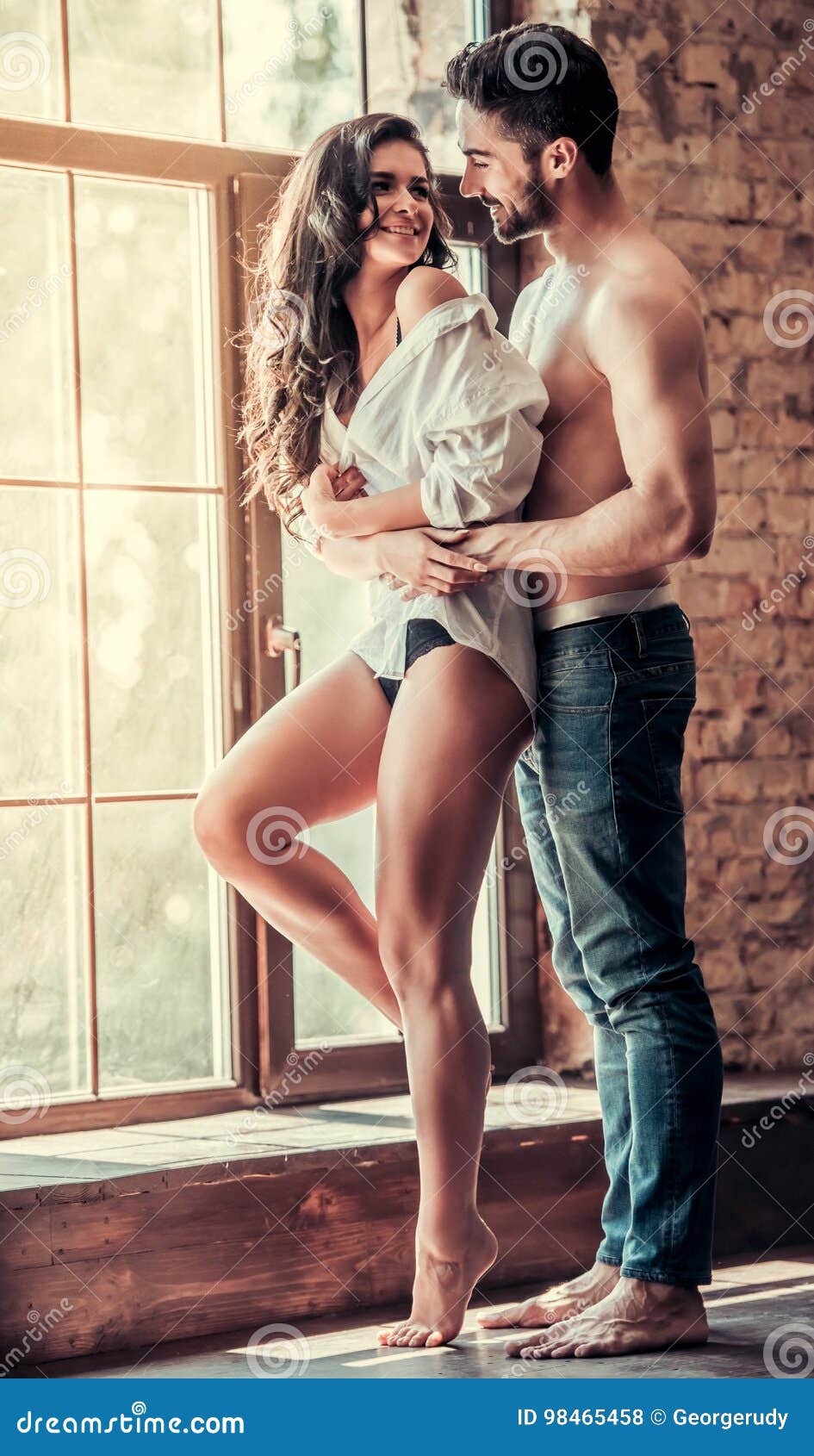 Young couple stock photo pic