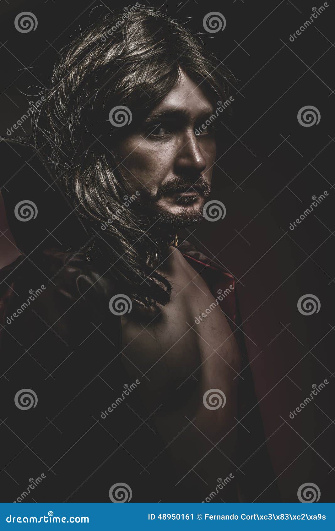 Vampire Goth guys, Long hair styles men, Male vampire