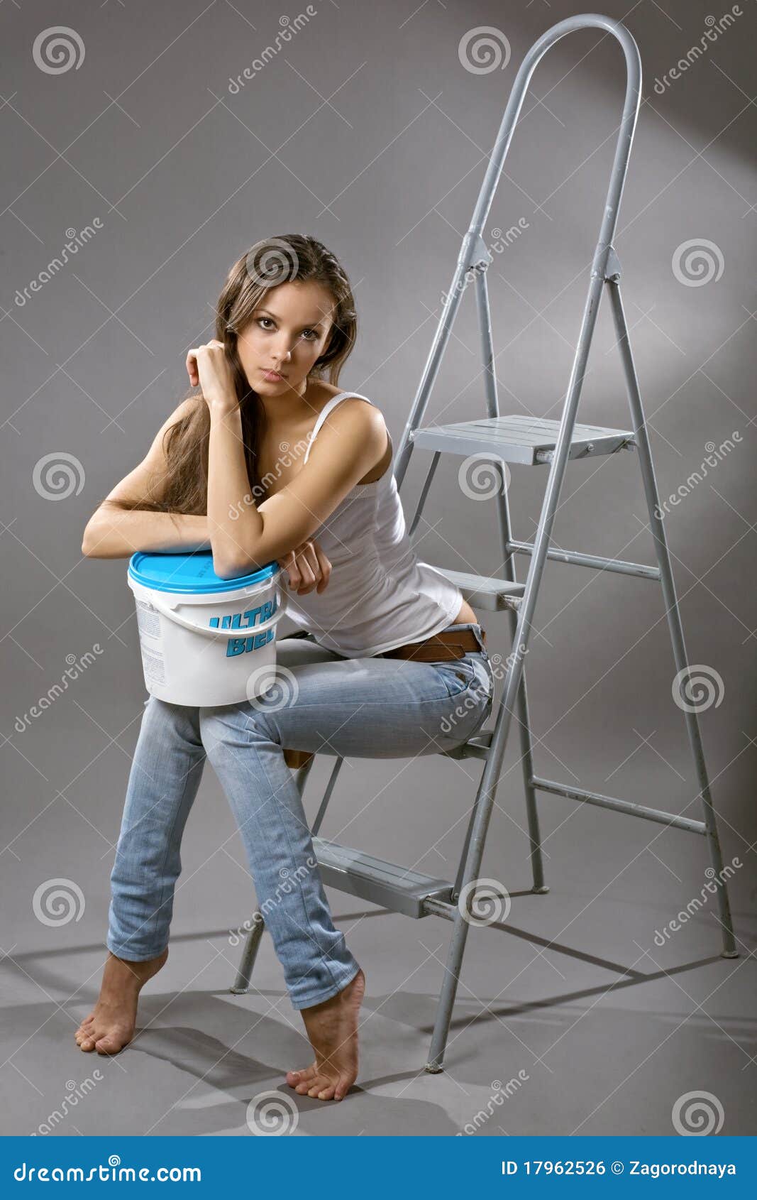 Sexy Young Woman Construction Worker Royalty Free Stock Image - Image ...