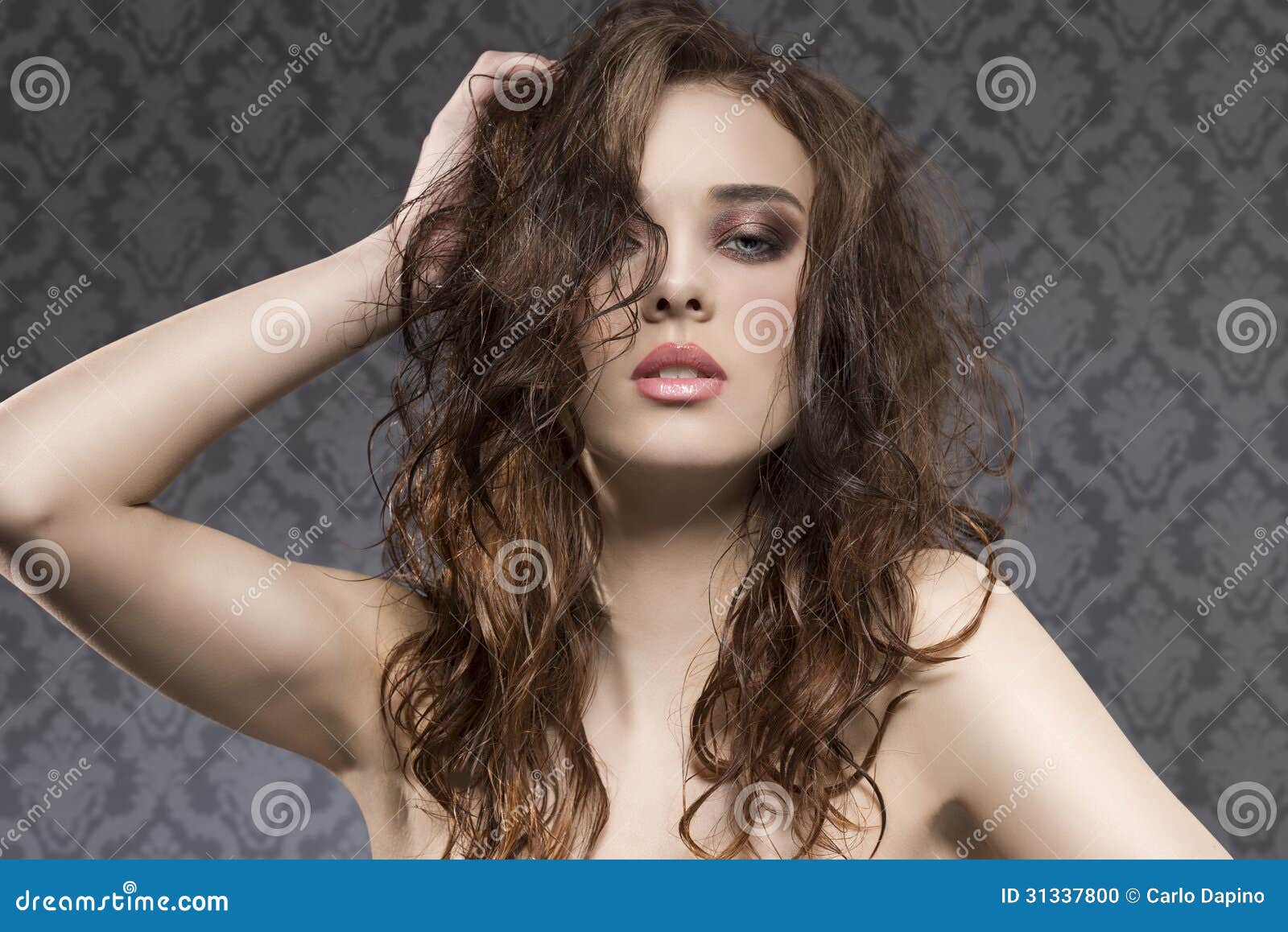 curly hair women Hot