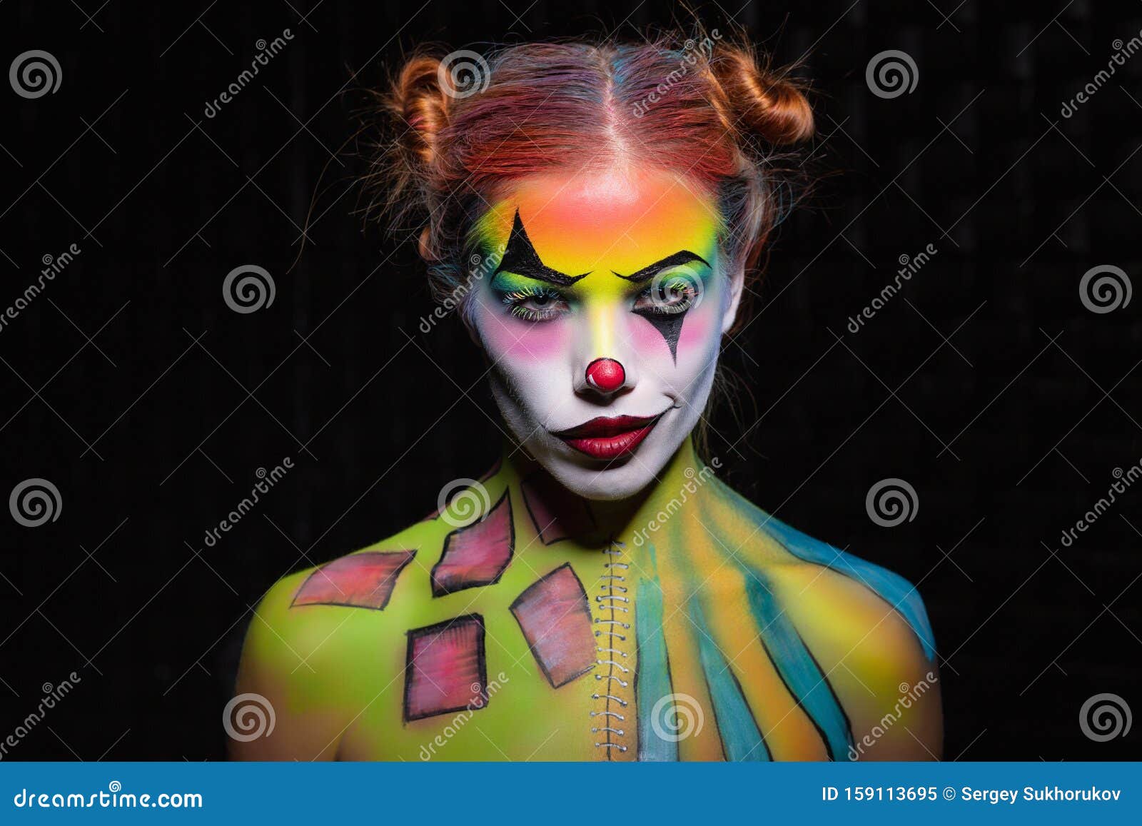 hot sexy girl clown