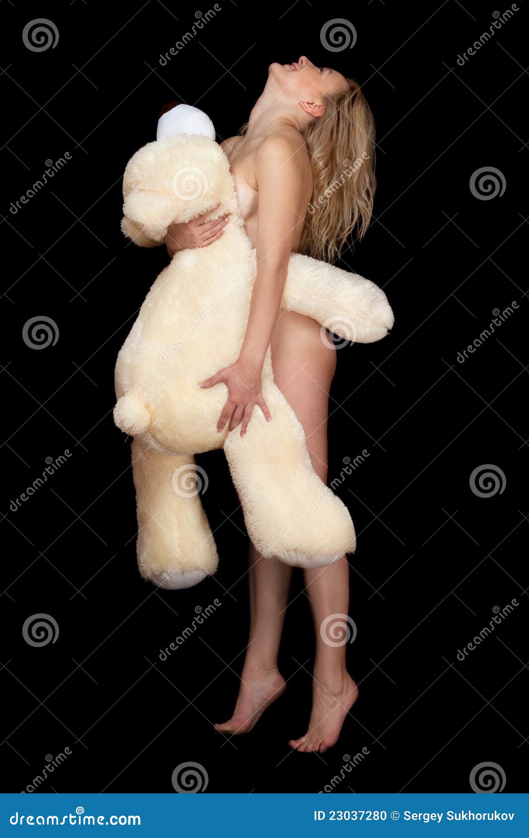 Naked Models With Teddy Bears