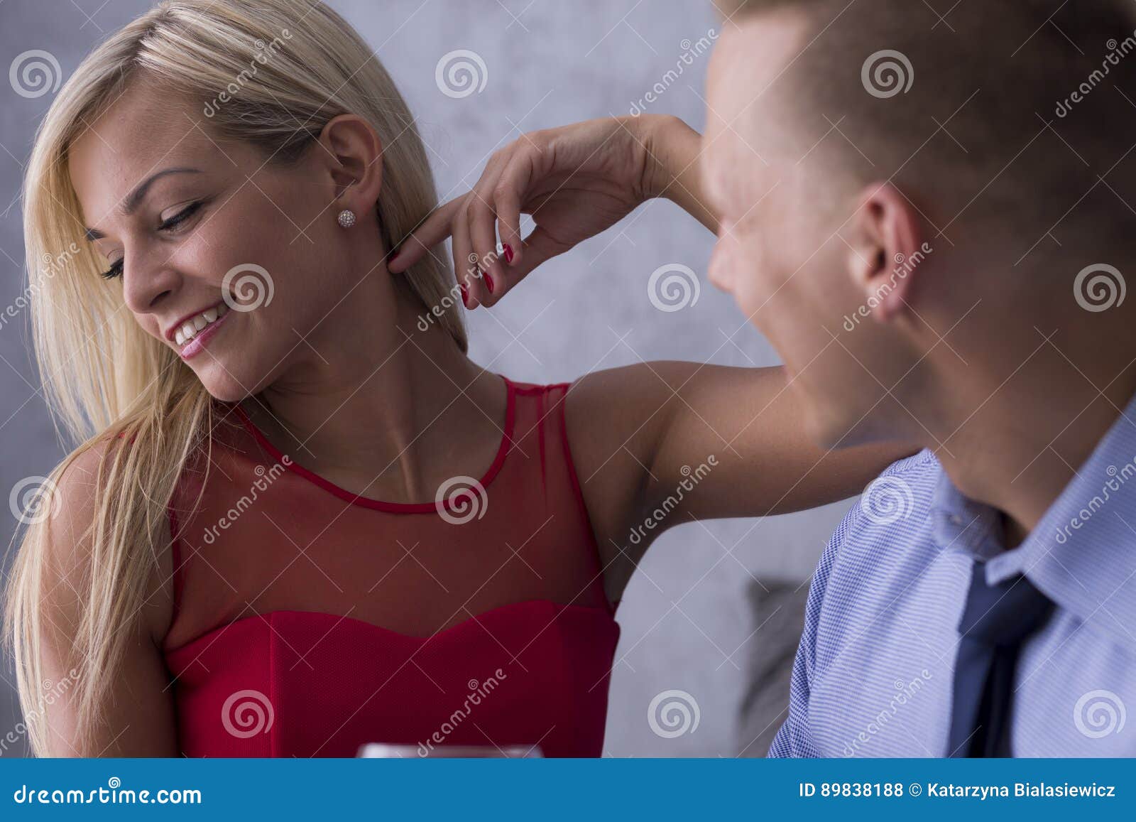 Young Woman Seducing Man Stock Photo Image Of Flirt 898