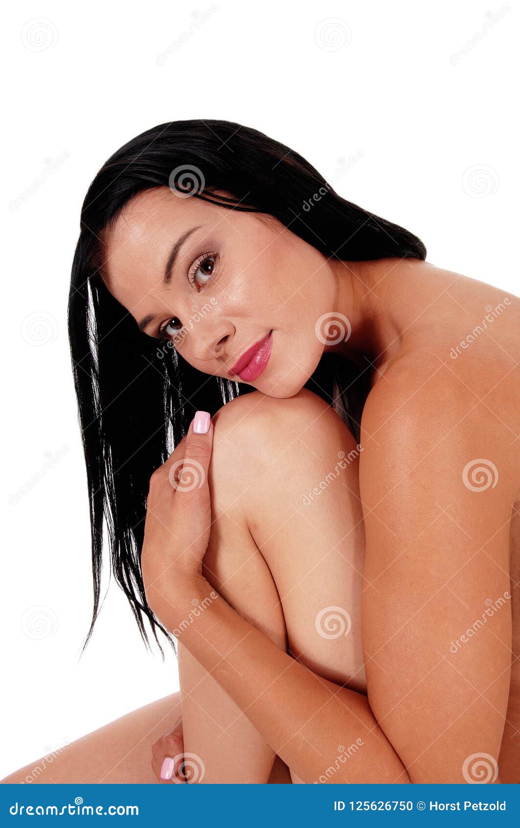 naked black hair girl naked photo