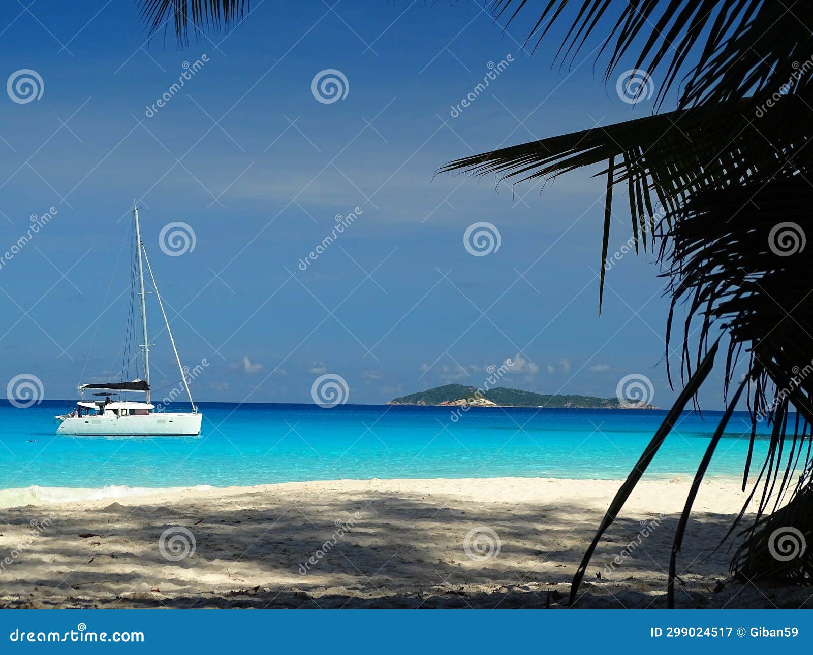 seychelles, praslin island, anse georgette beach