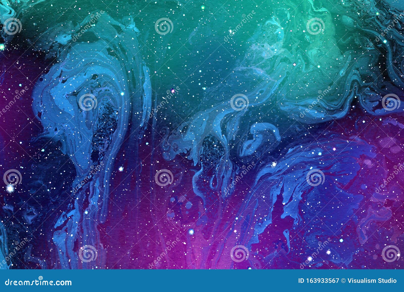 Sfondo Di Galassie Astratte Con Stelle E Pianeti Con Colorati Motivi Astratti Dell Universo Spazio Notturno Illustrazione Di Stock Illustrazione Di Universo Latteo 163933567