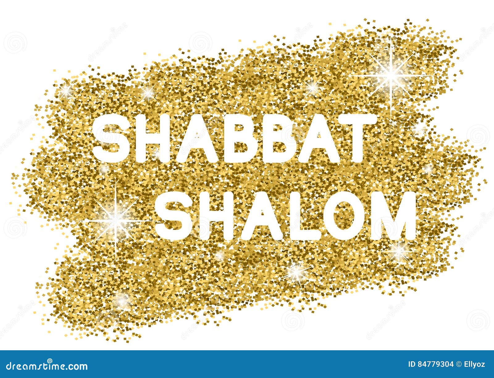 Shabat Shalom Golden Background Stock Vector - Illustration of background,  hebrew: 84779304