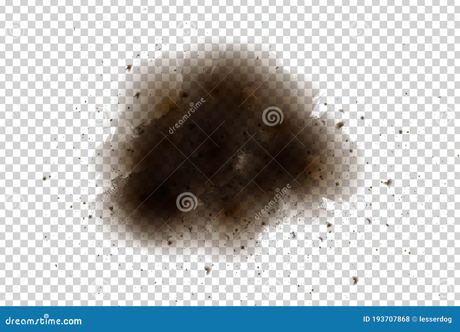 Vector Realistic Isolated Stain Of Dirt For Template Decoration On The