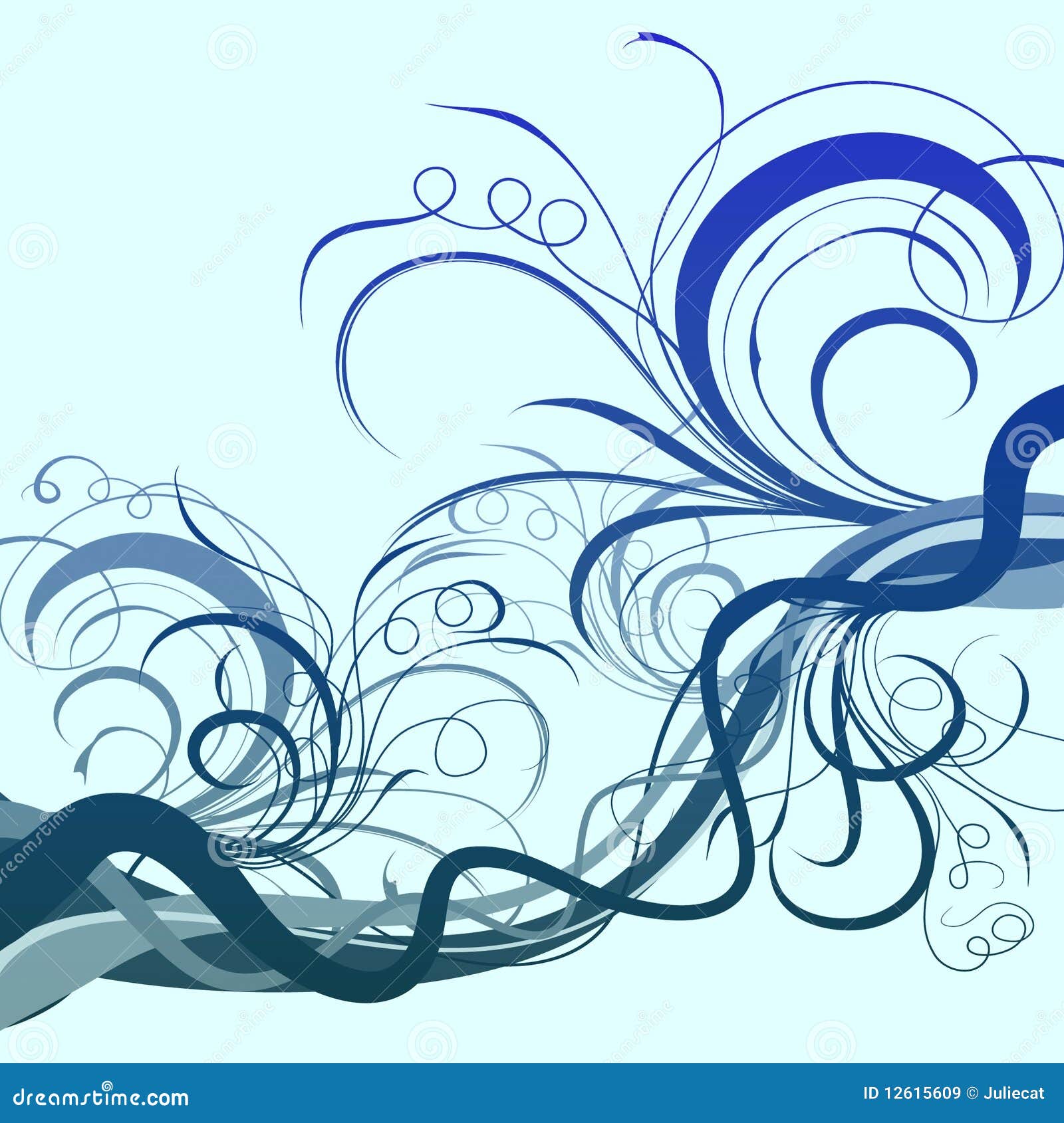 shaded blue swirls background