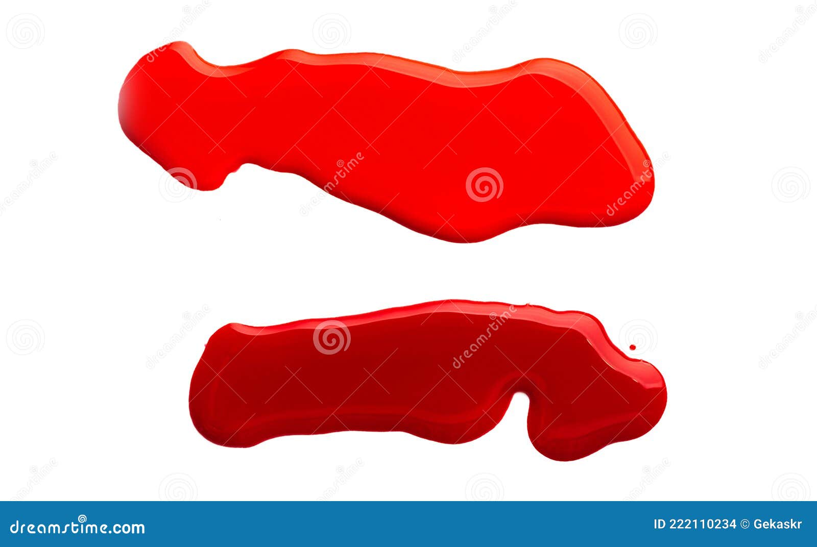 Shades of red paint spills stock photo. Image of open 222110234
