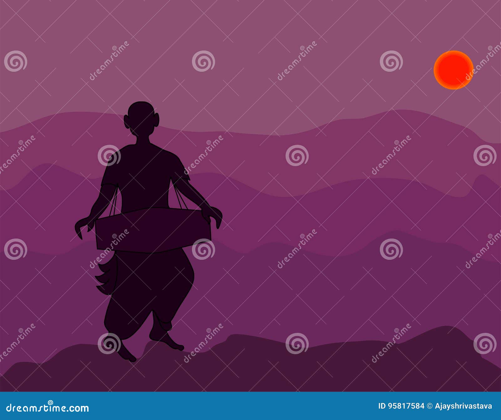 Hare krishna mantra Royalty Free Vector Image - VectorStock