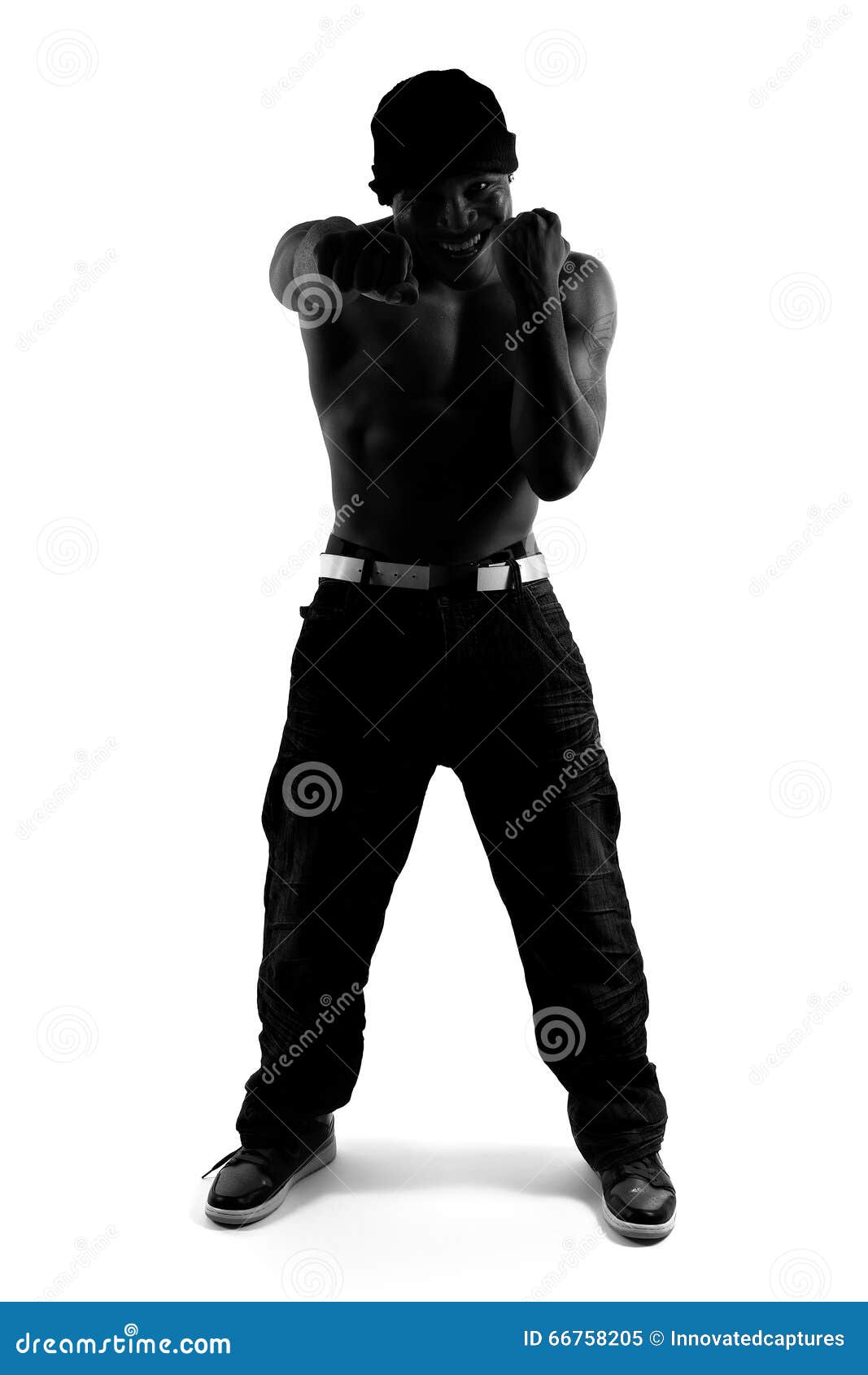 Shadow Boxing Stock Photo Image 66758205
