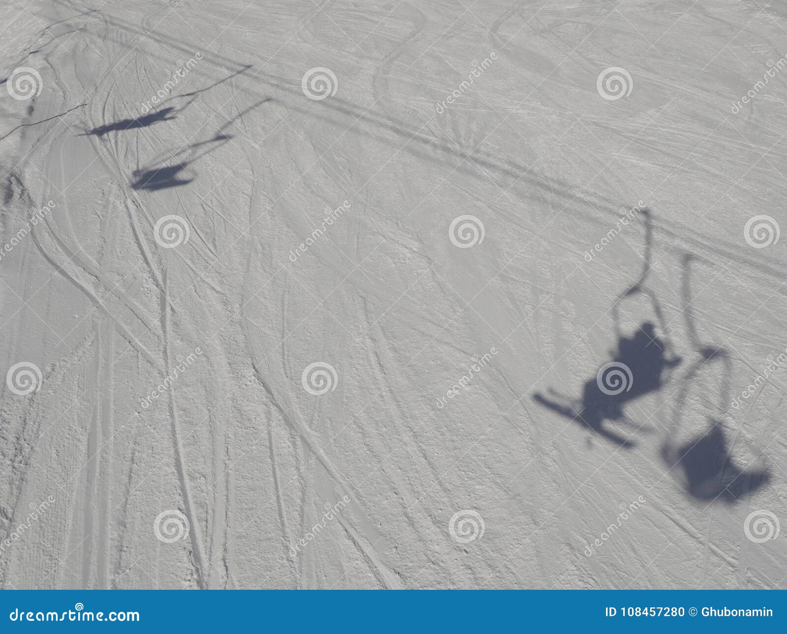 Shadow Of Chair Lift Stock Photo Image Of Travel Outdoors