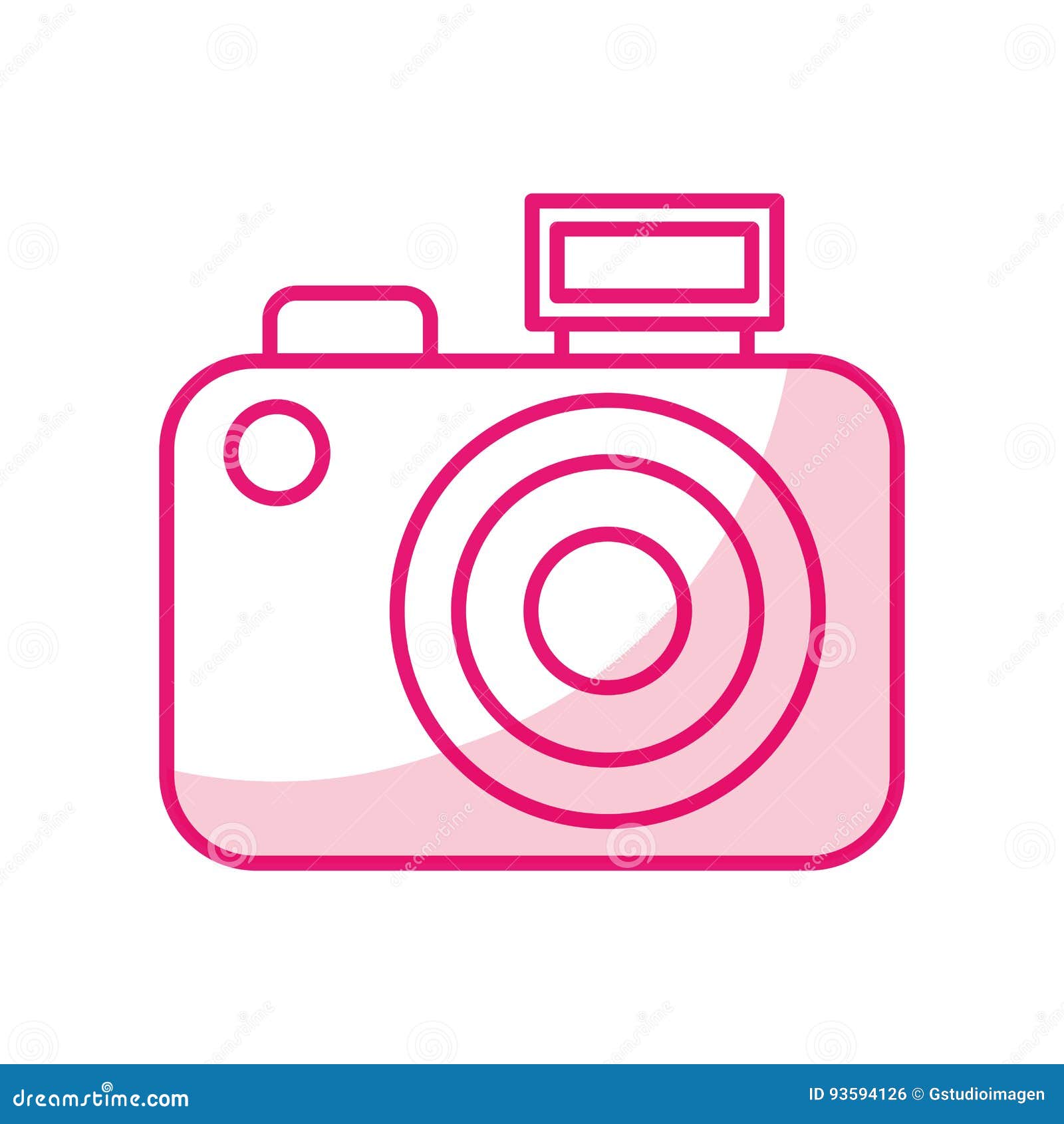 Shadow cute camera cartoon stock vector. Illustration of creative