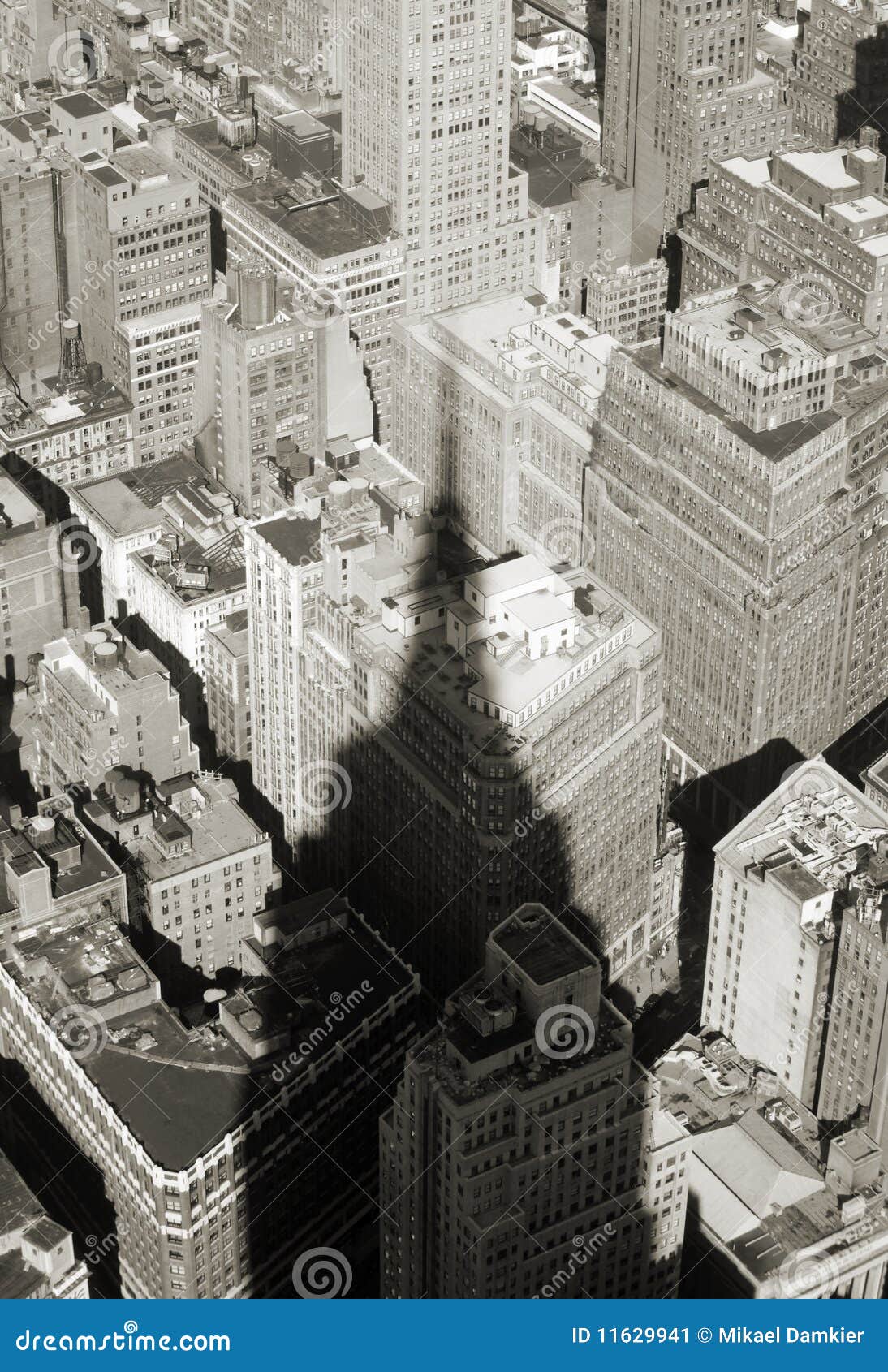 shadow of empire state building