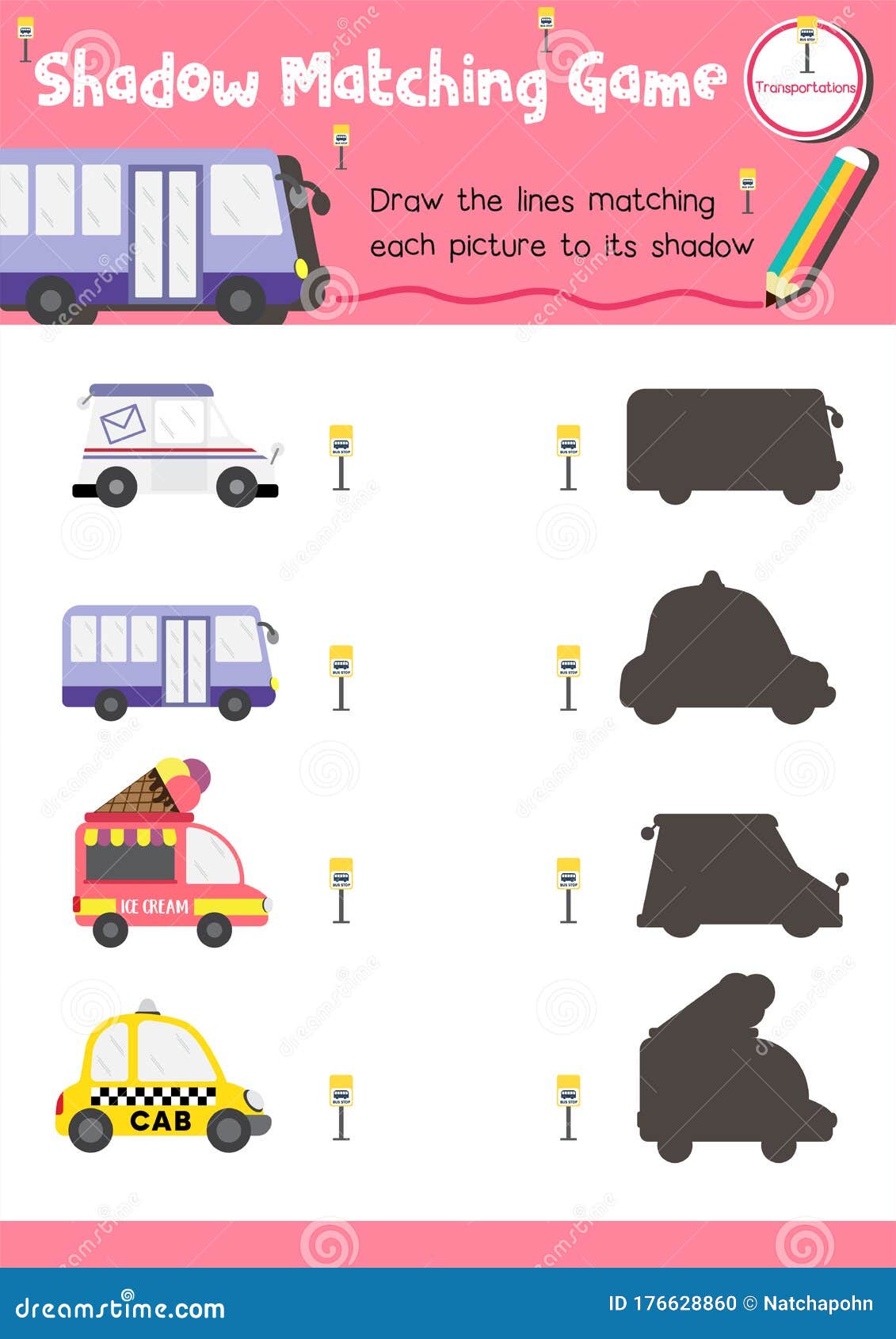 Transportation Matching Game for Toddlers - Simple Fun for Kids VIP