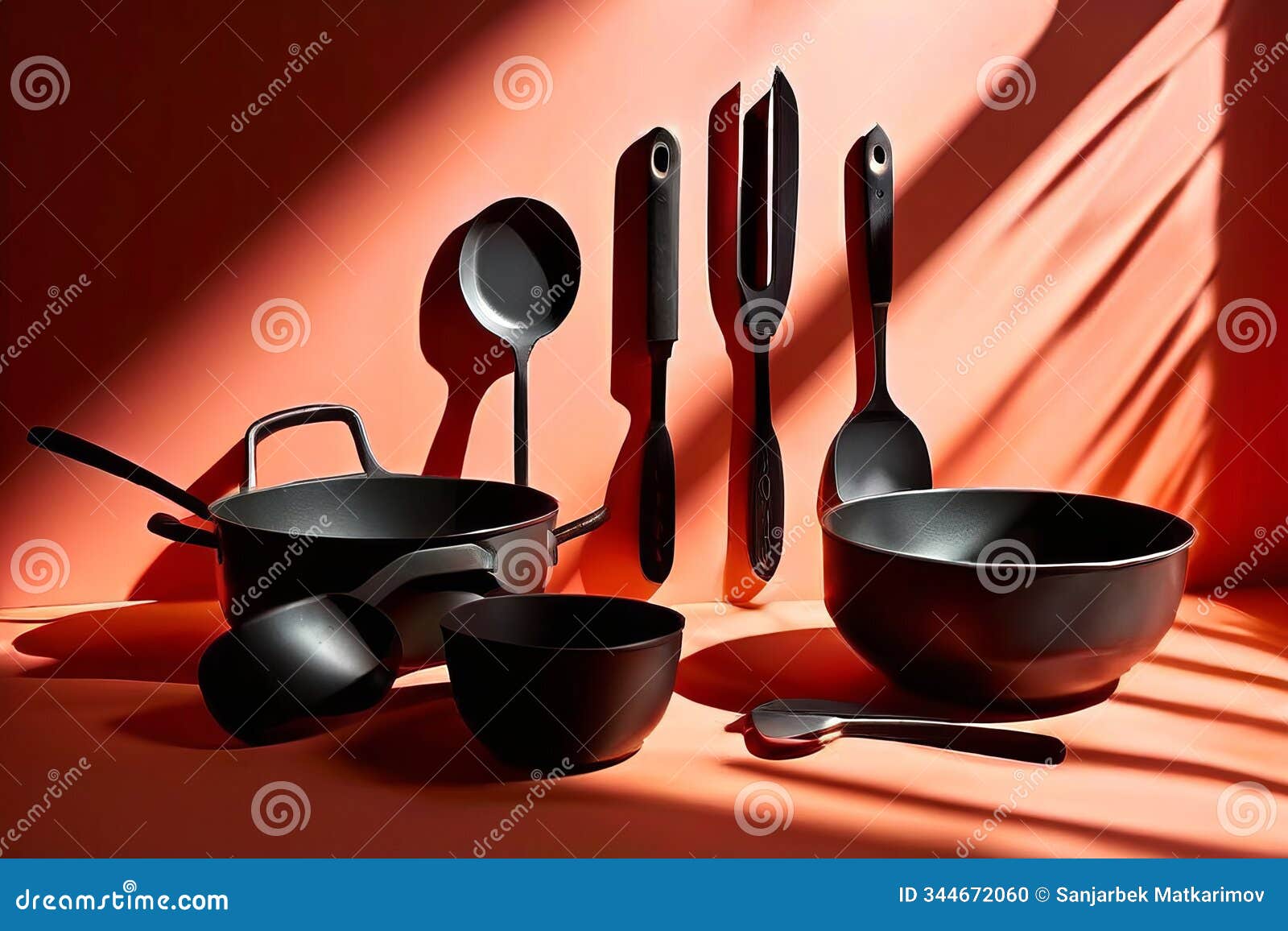 shadow play kitchen tools a creative use of shadows to create a