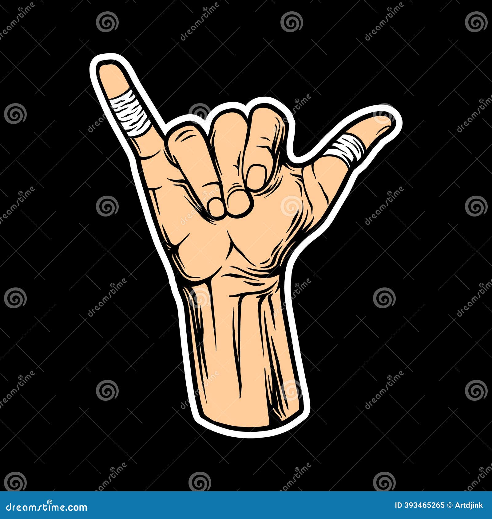 shaka-hand-sign-vector-