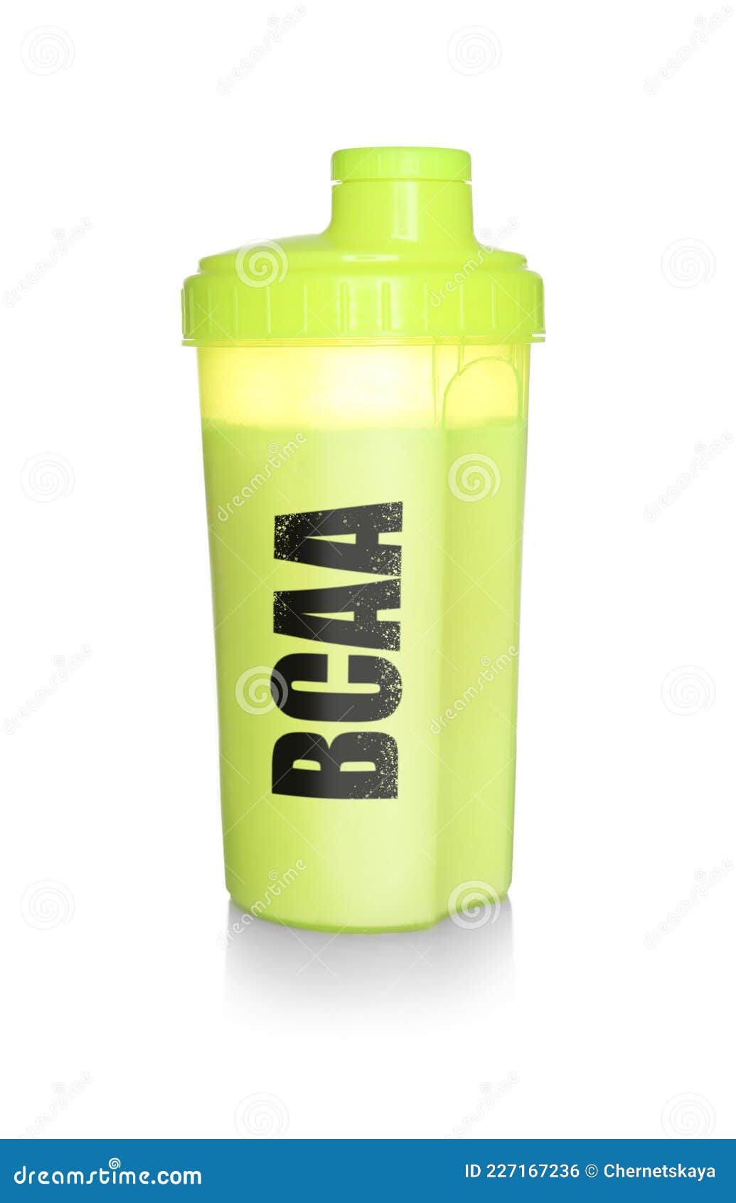 Shaker with Amino Acids BCAA Drink on White Background Stock Photo Image of background
