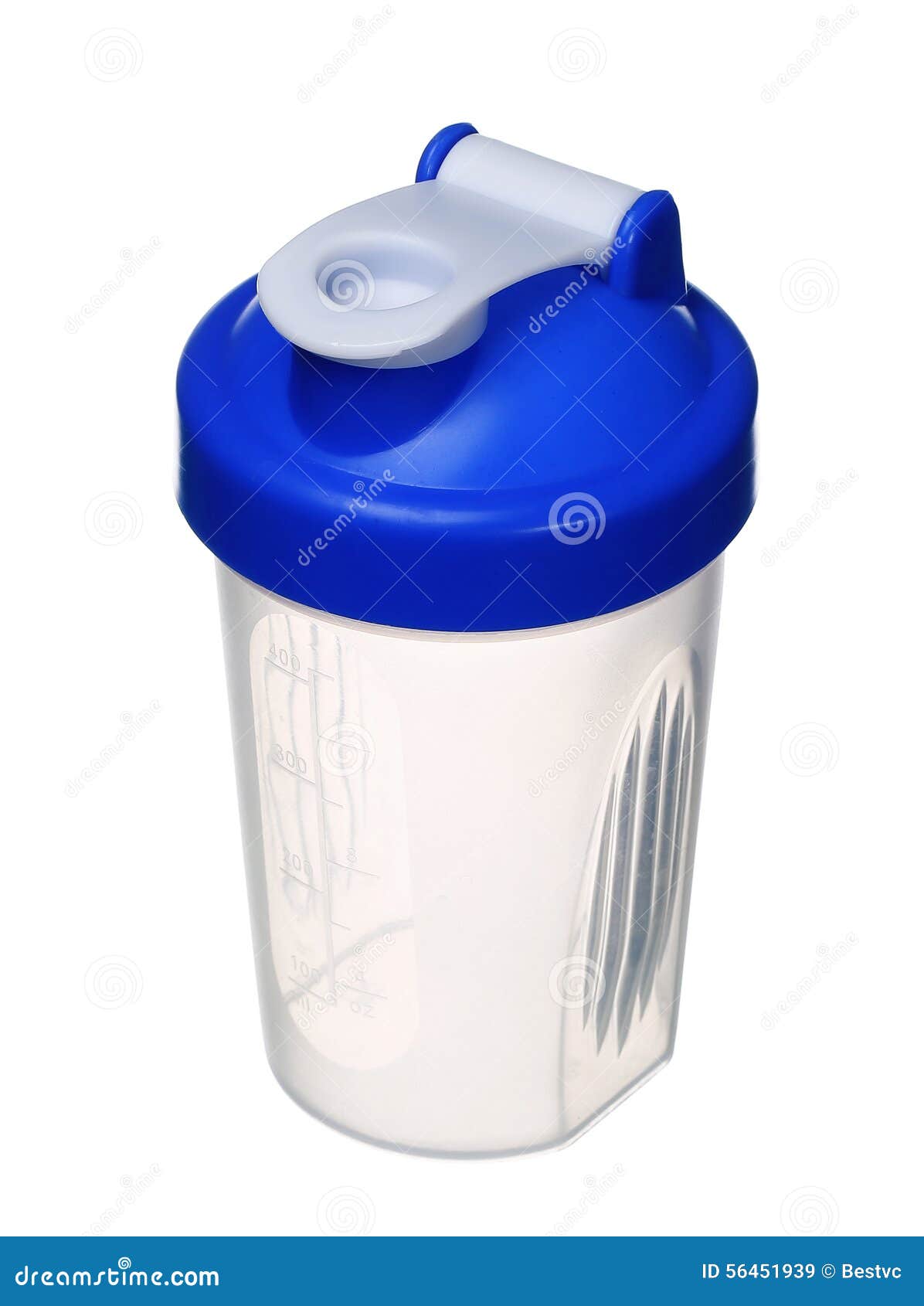 Shaker for Protein Powder Isolated on White Stock Image Image of
