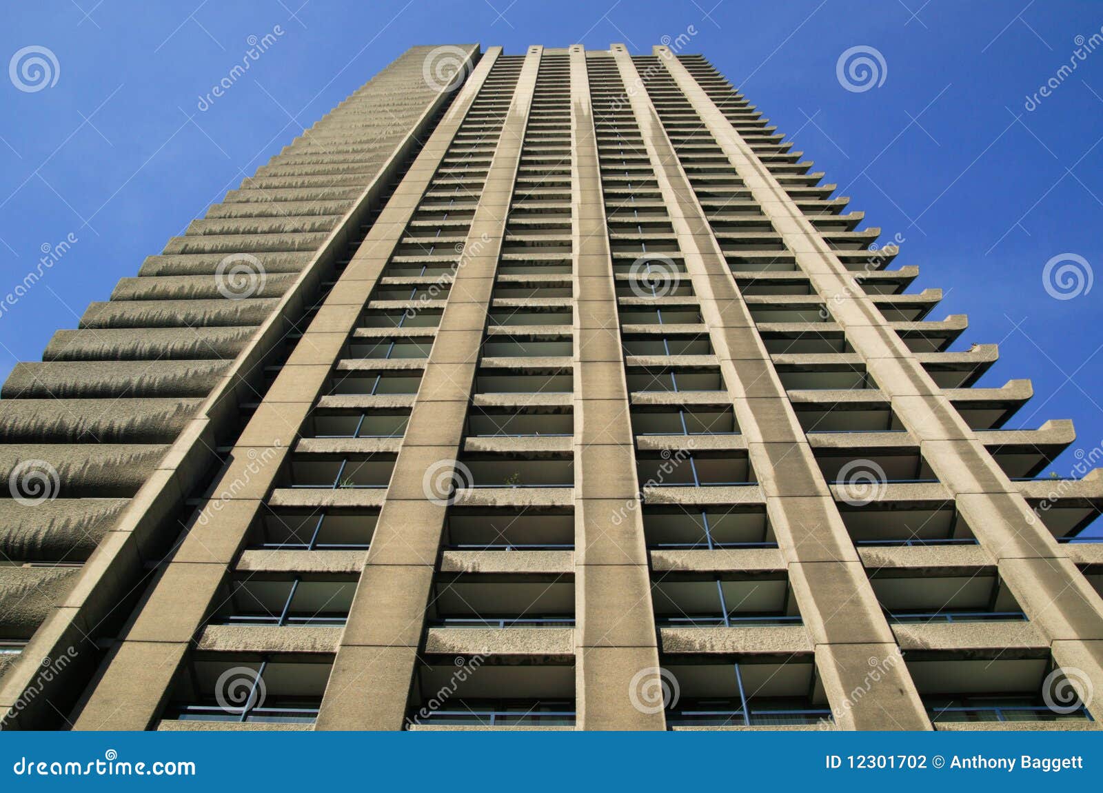 Shakespeare Tower Barbican Estate London Stock Photo Image of balcony