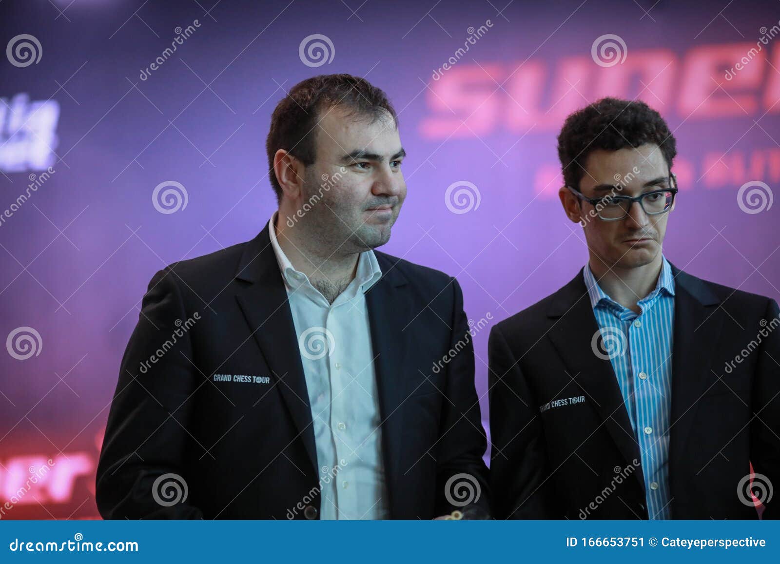 Shakhriyar Mamedyarov E Fabiano Caruana No Torneio De Xadrez Superbet Rapid  & Blitz Foto Editorial - Imagem de bucareste, romênia: 166653751