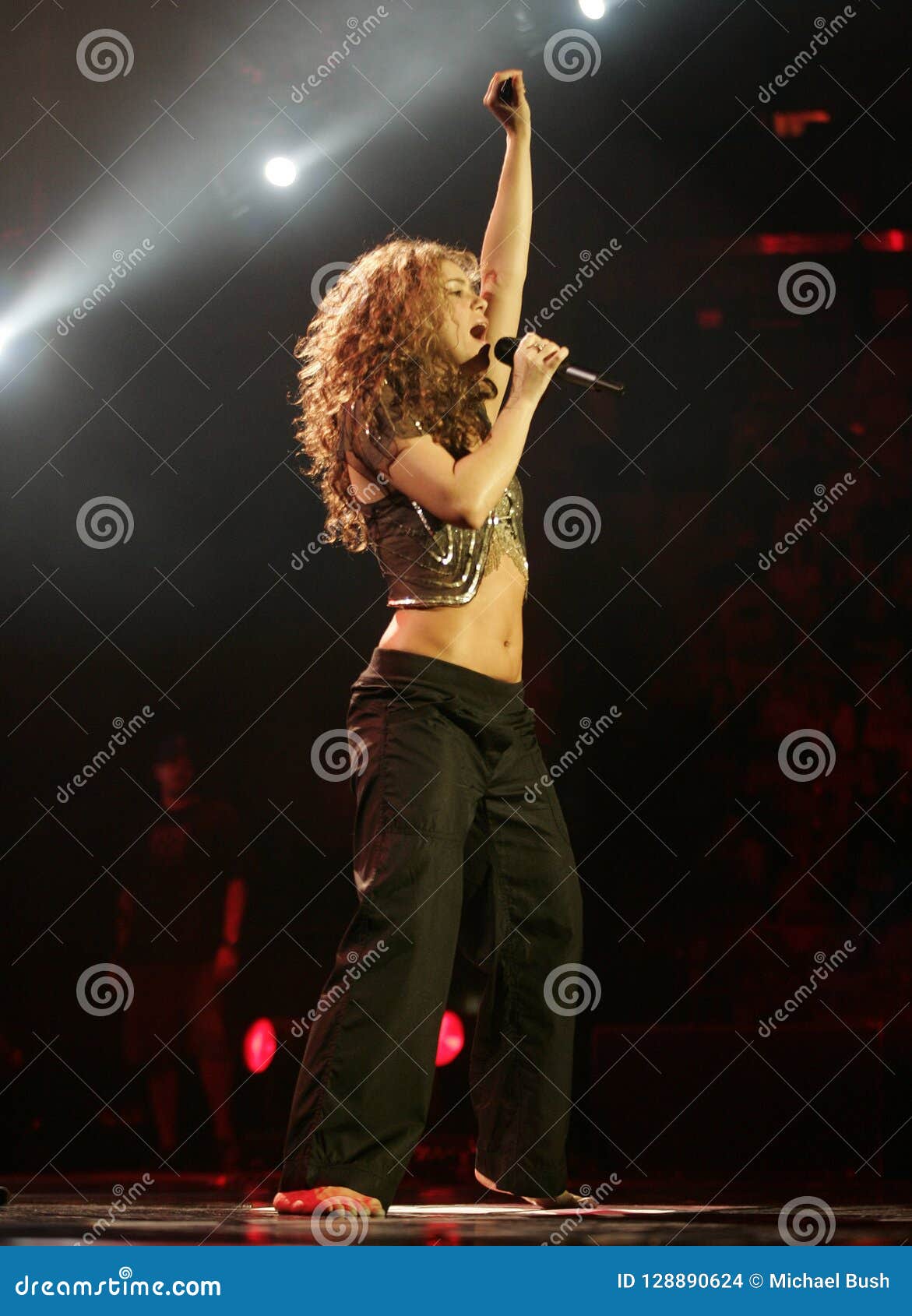 Shakira Performs in Concert Editorial Stock Image - Image of music