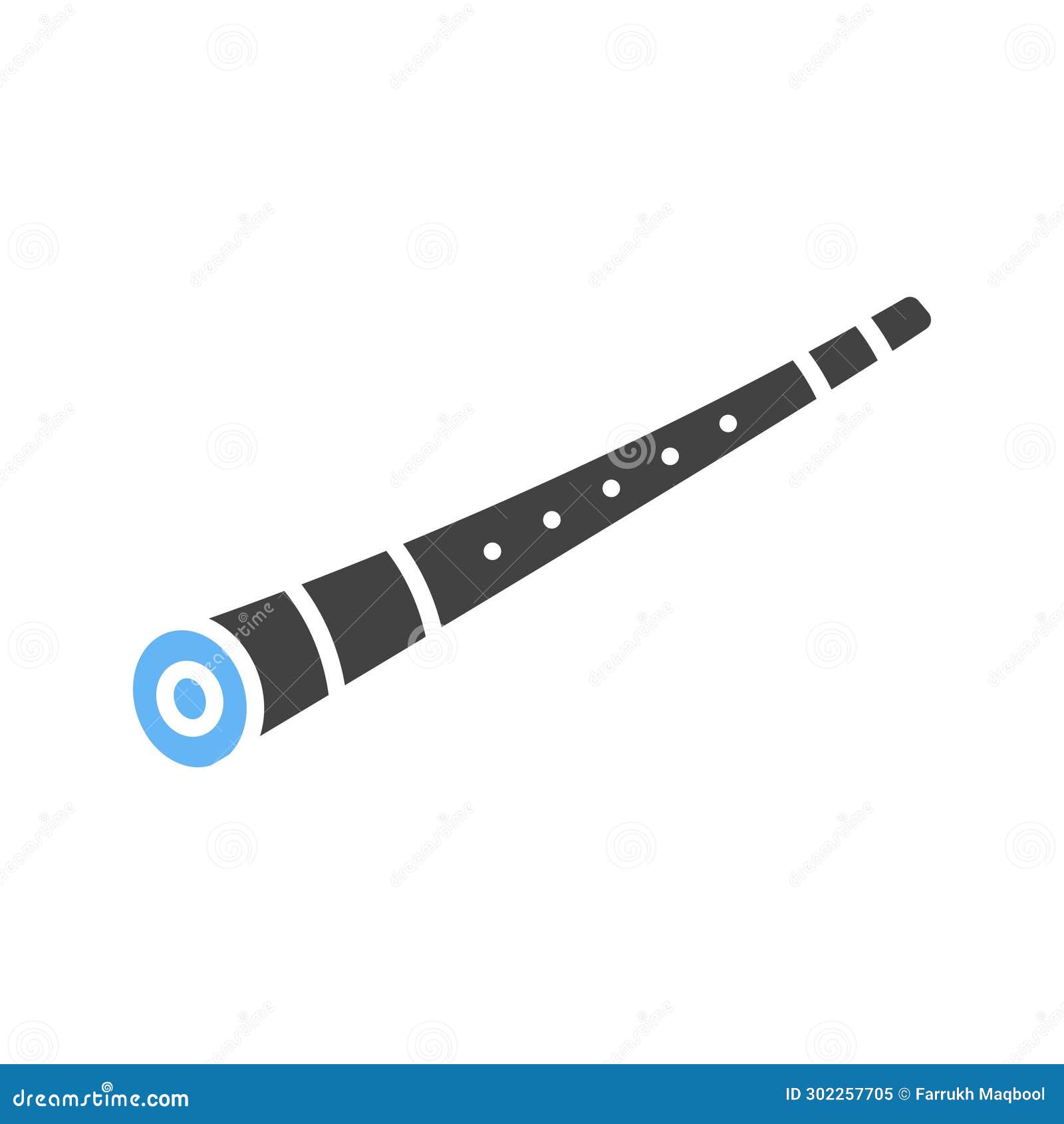 shakuhachi icon  image.