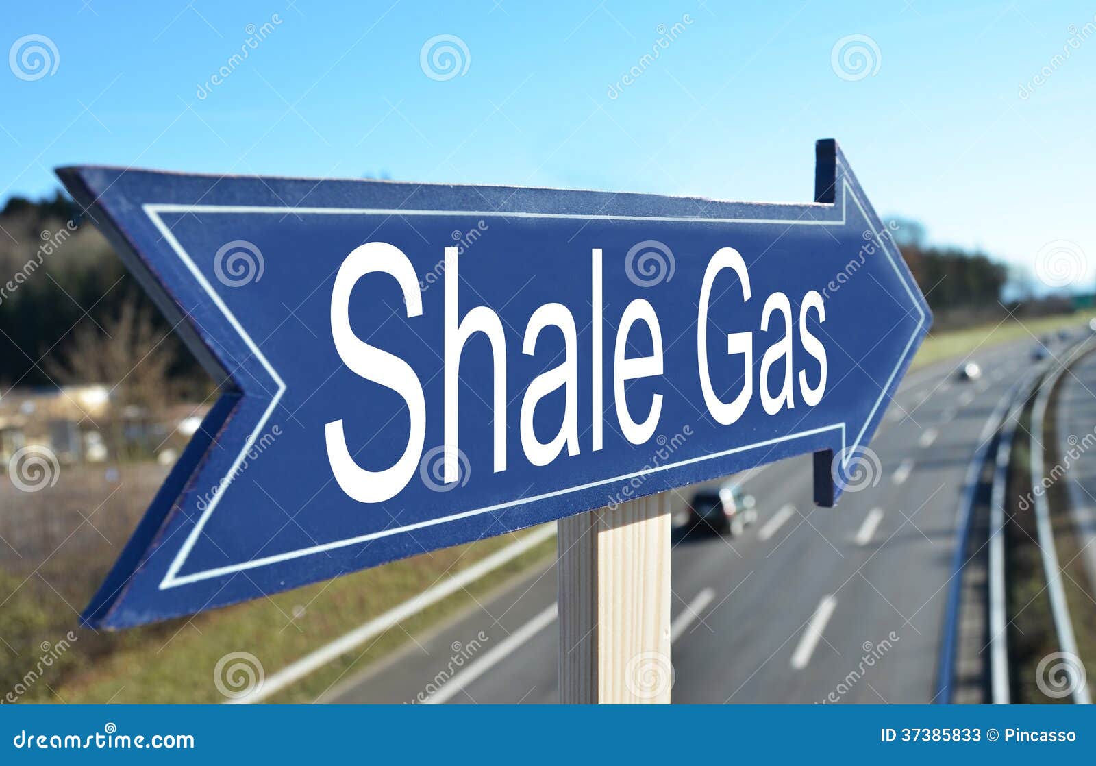 shale gas sign