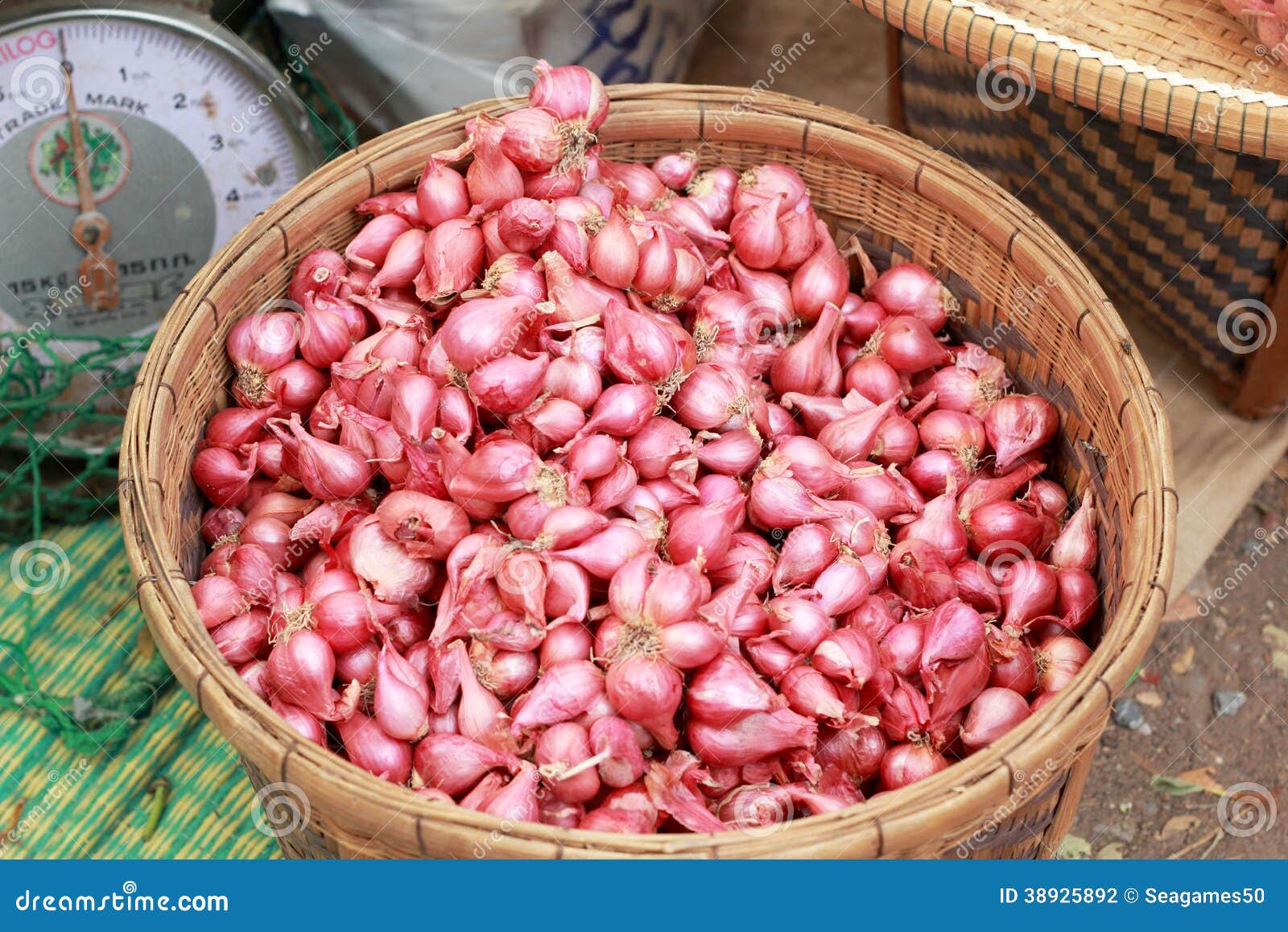 Shallot Asia Red Onion in the Market Stock Photo Image of asia